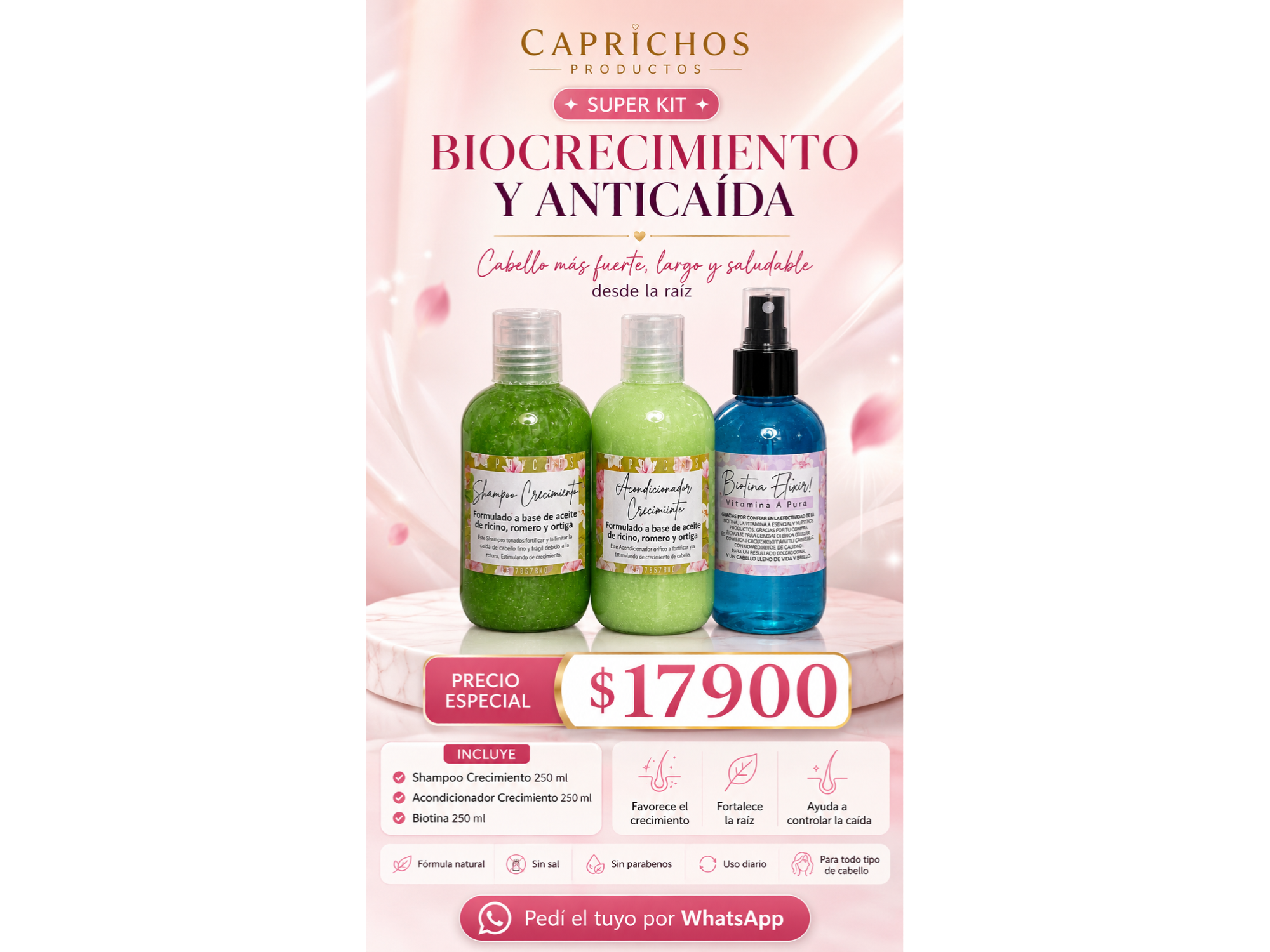 Super Kit Biocrecimiento + Biotina💚
