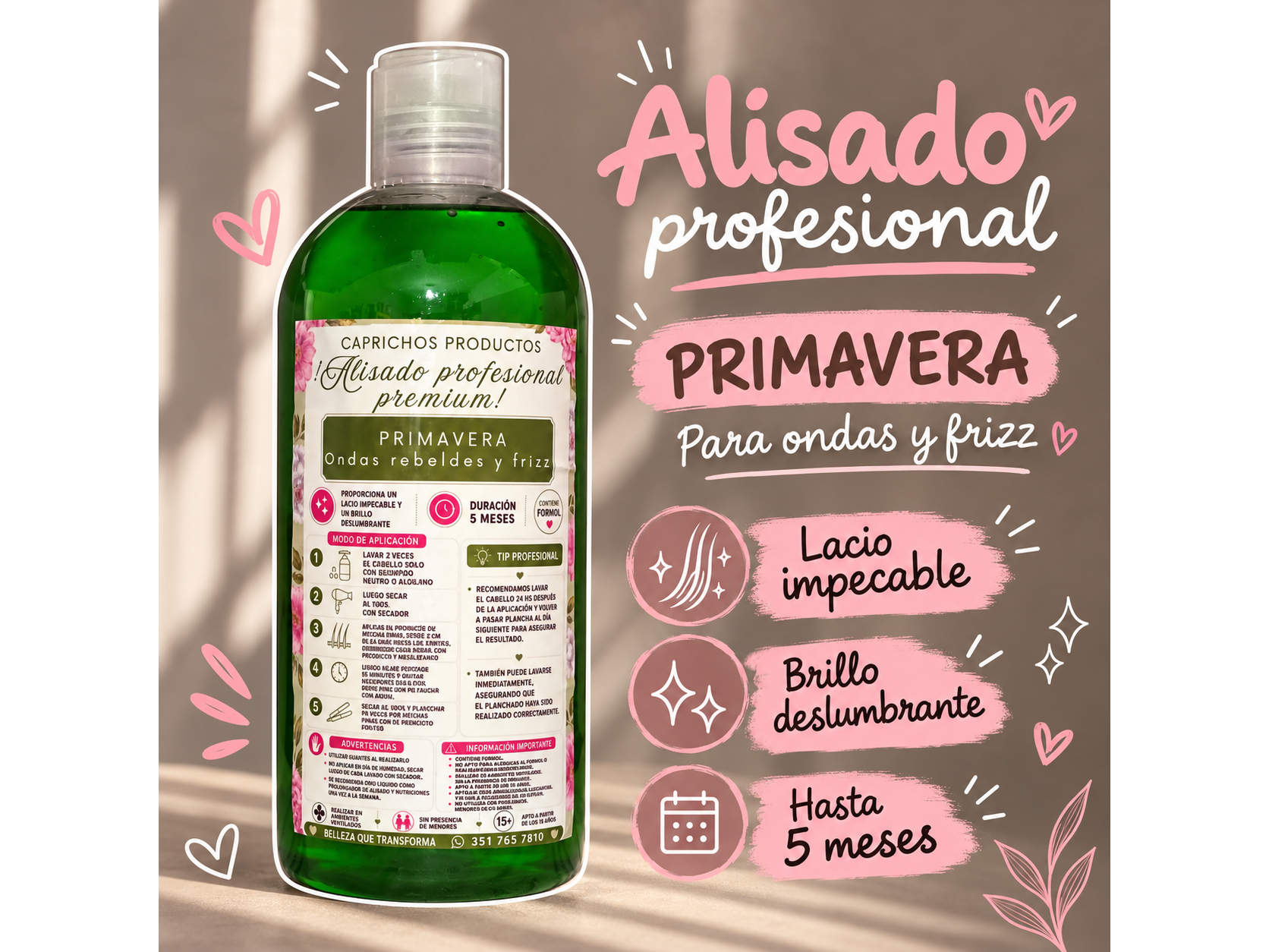 Alisado premium primavera
