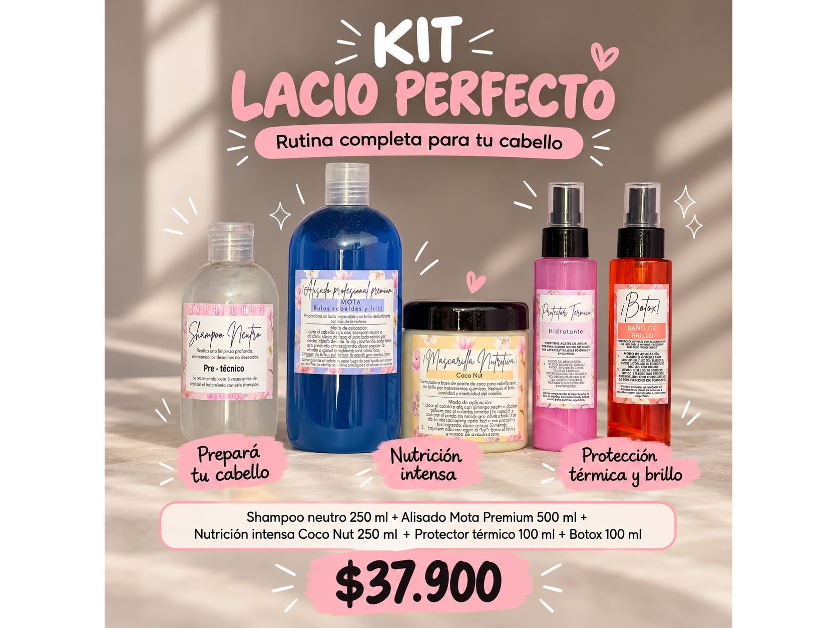 Kit lacio perfecto 3🤍