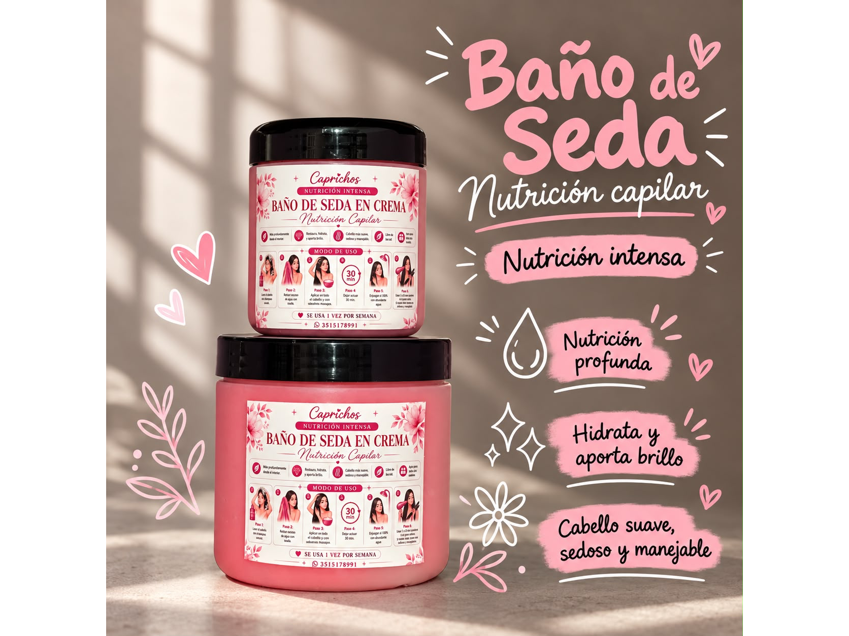 ✨ Nutrición Baño de Seda en Crema ✨