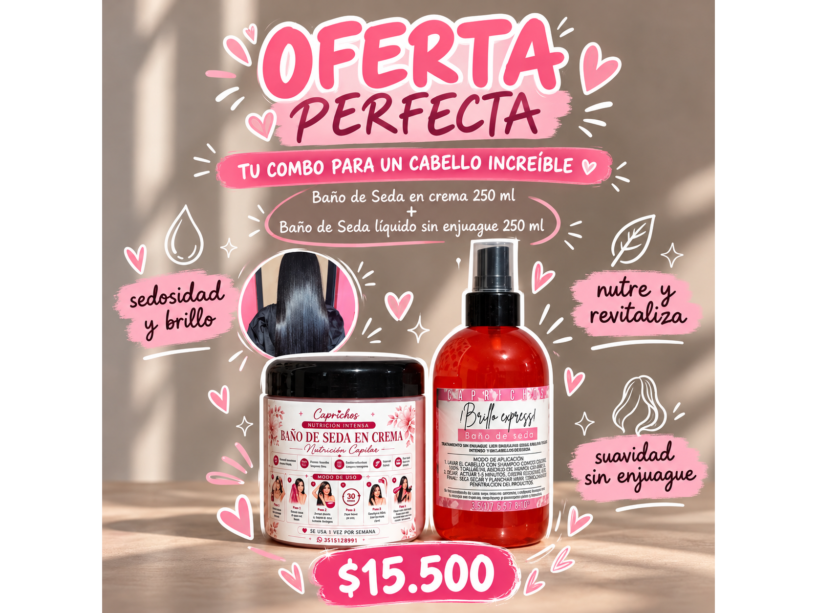 Kit Dúo Baño de Seda 💗
