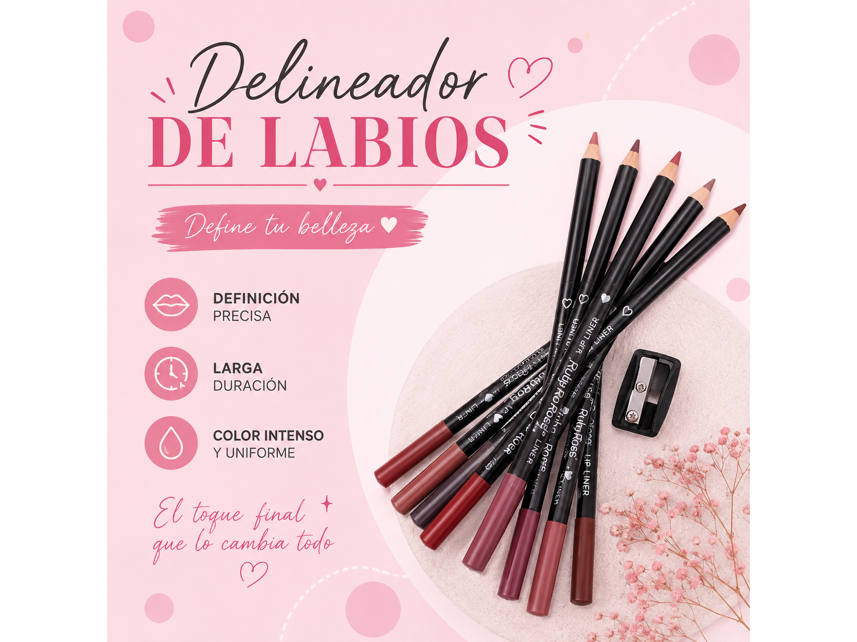 Delineador de labios Ruby Rose