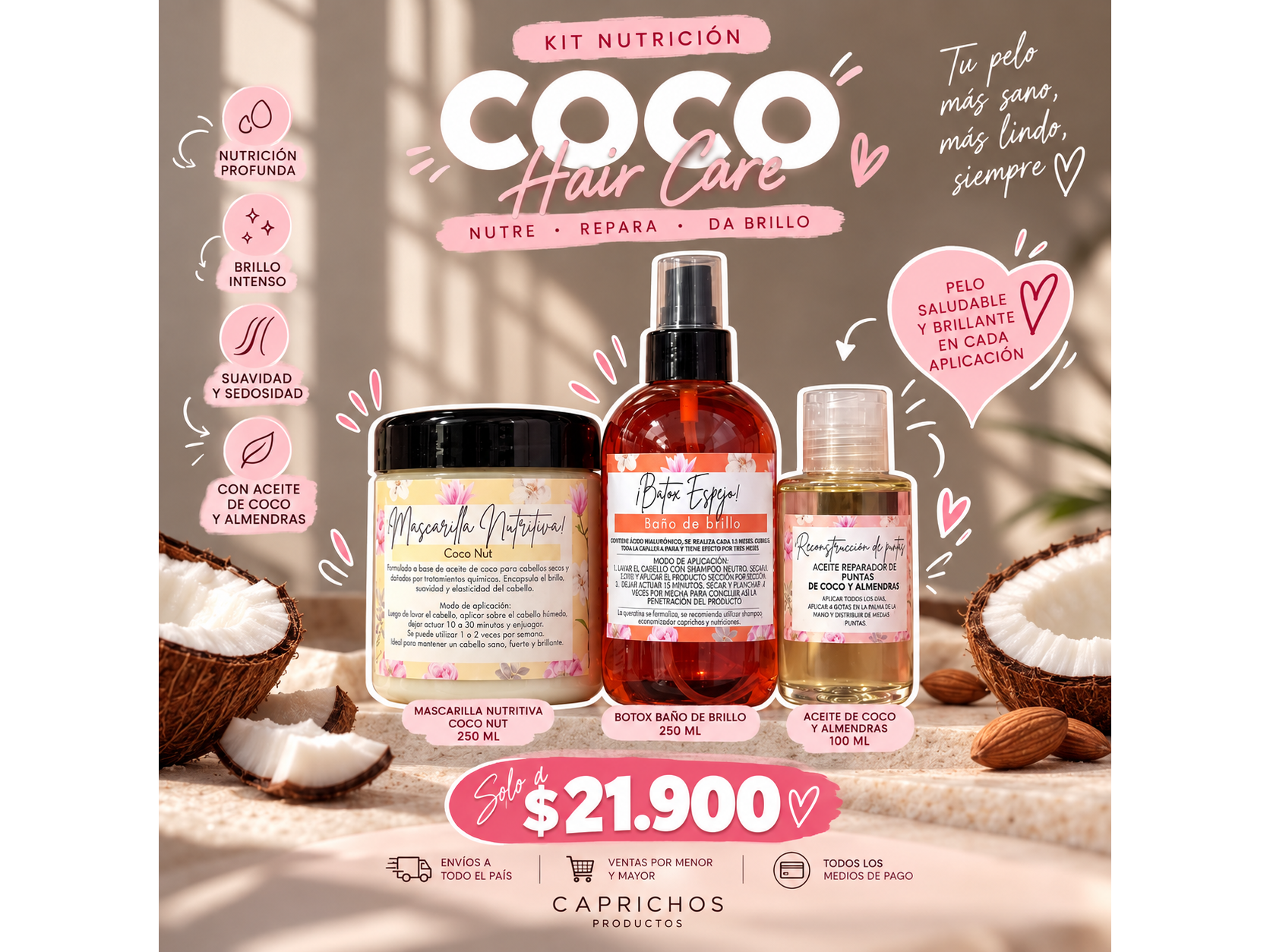 🥥 KIT NUTRICIÓN COCO HAIR CARE