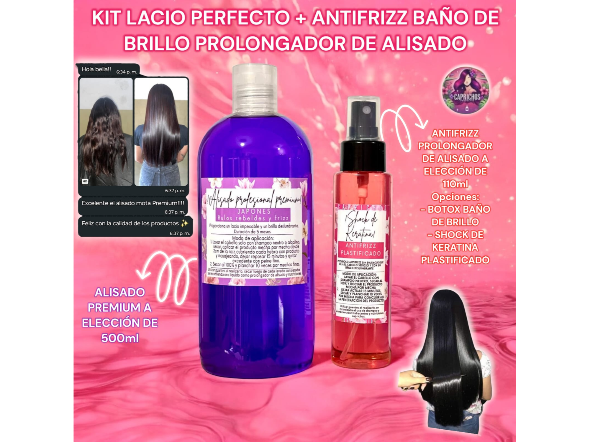 Kit lacio perfecto 18🤍