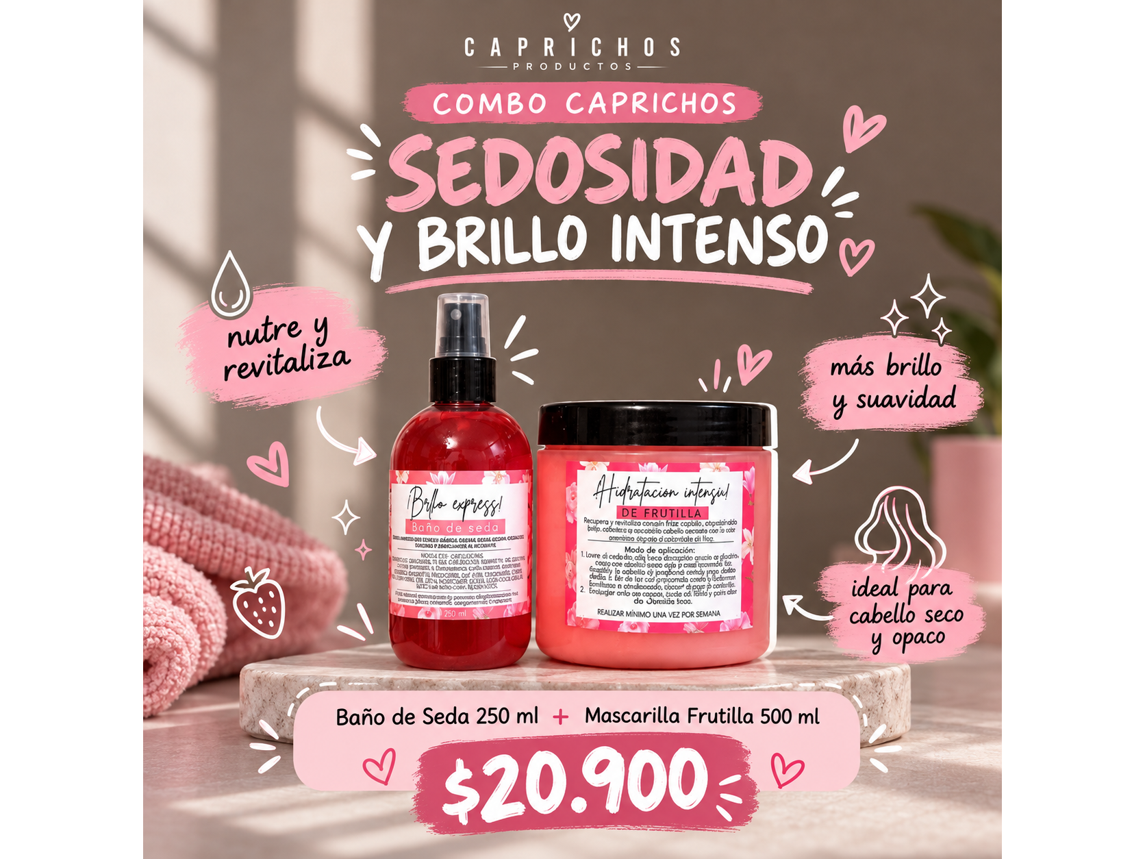 ✨ Combo Sedosidad y Brillo Intenso ✨