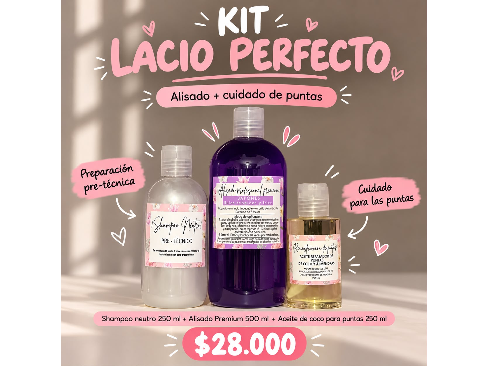 Kit lacio perfecto 17🤍