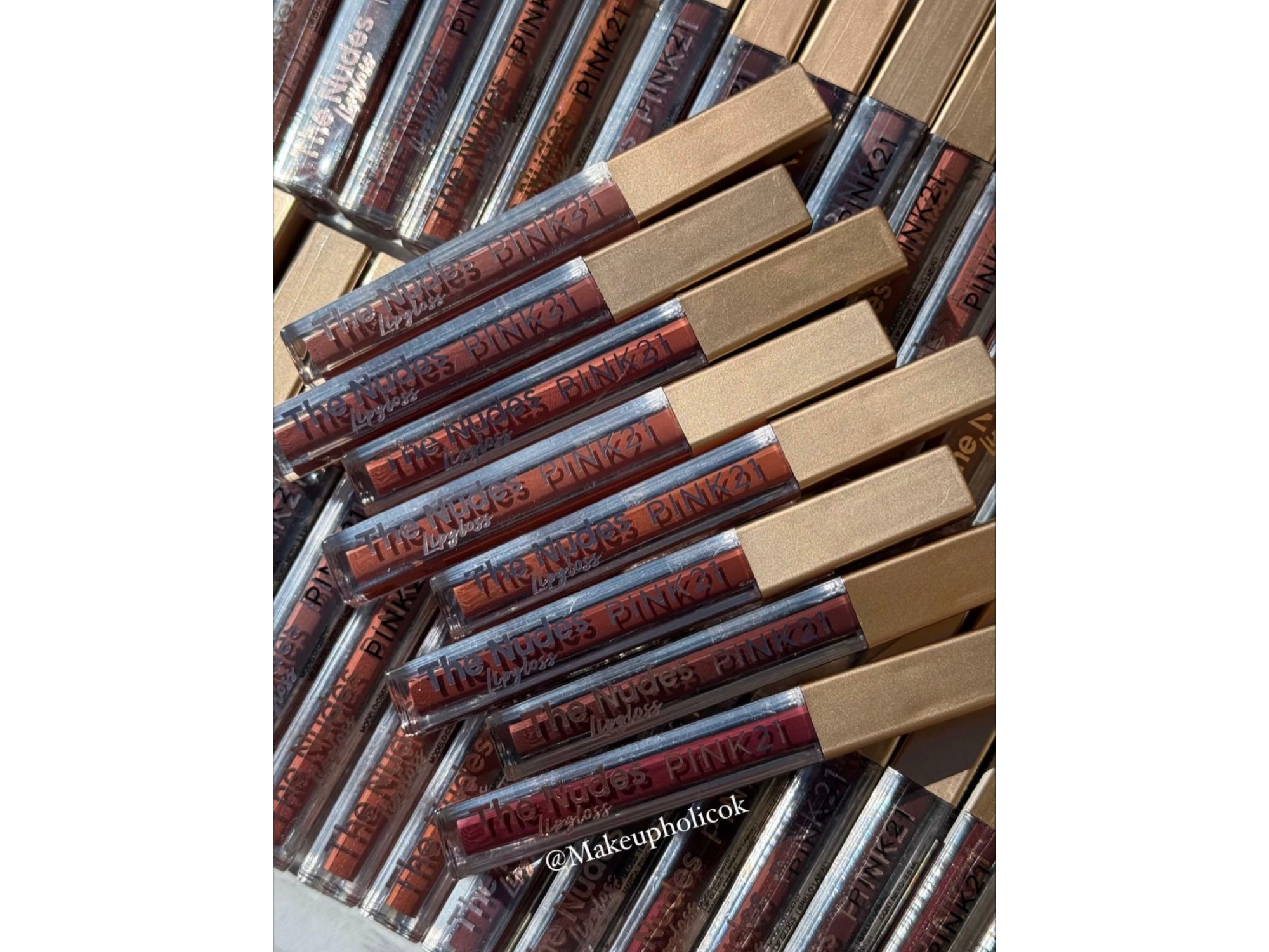 the nudes lip gloss pink 21 por mayor
