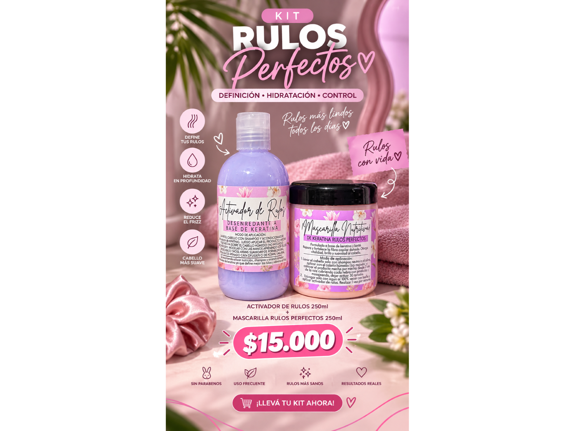 Kit 2 Rulos Perfectos❤️