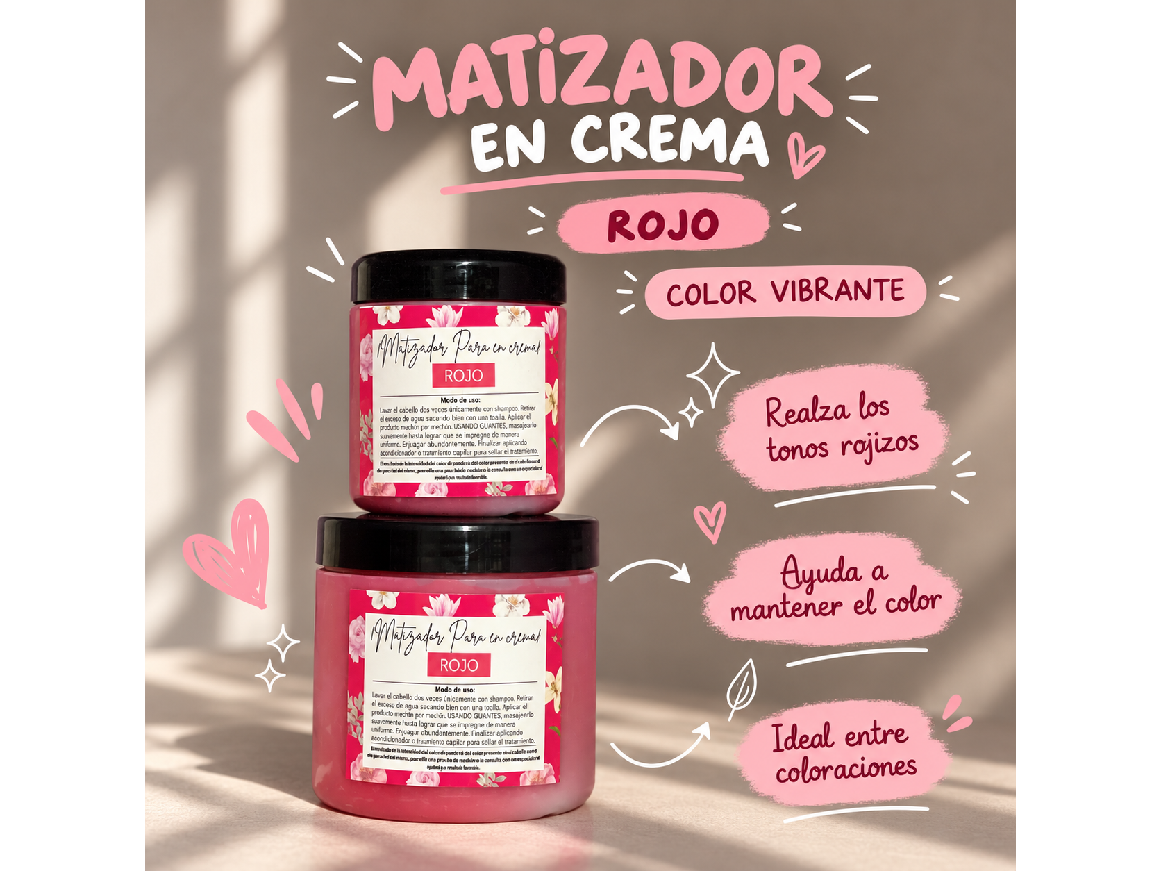 Matizador rojo puro❤️