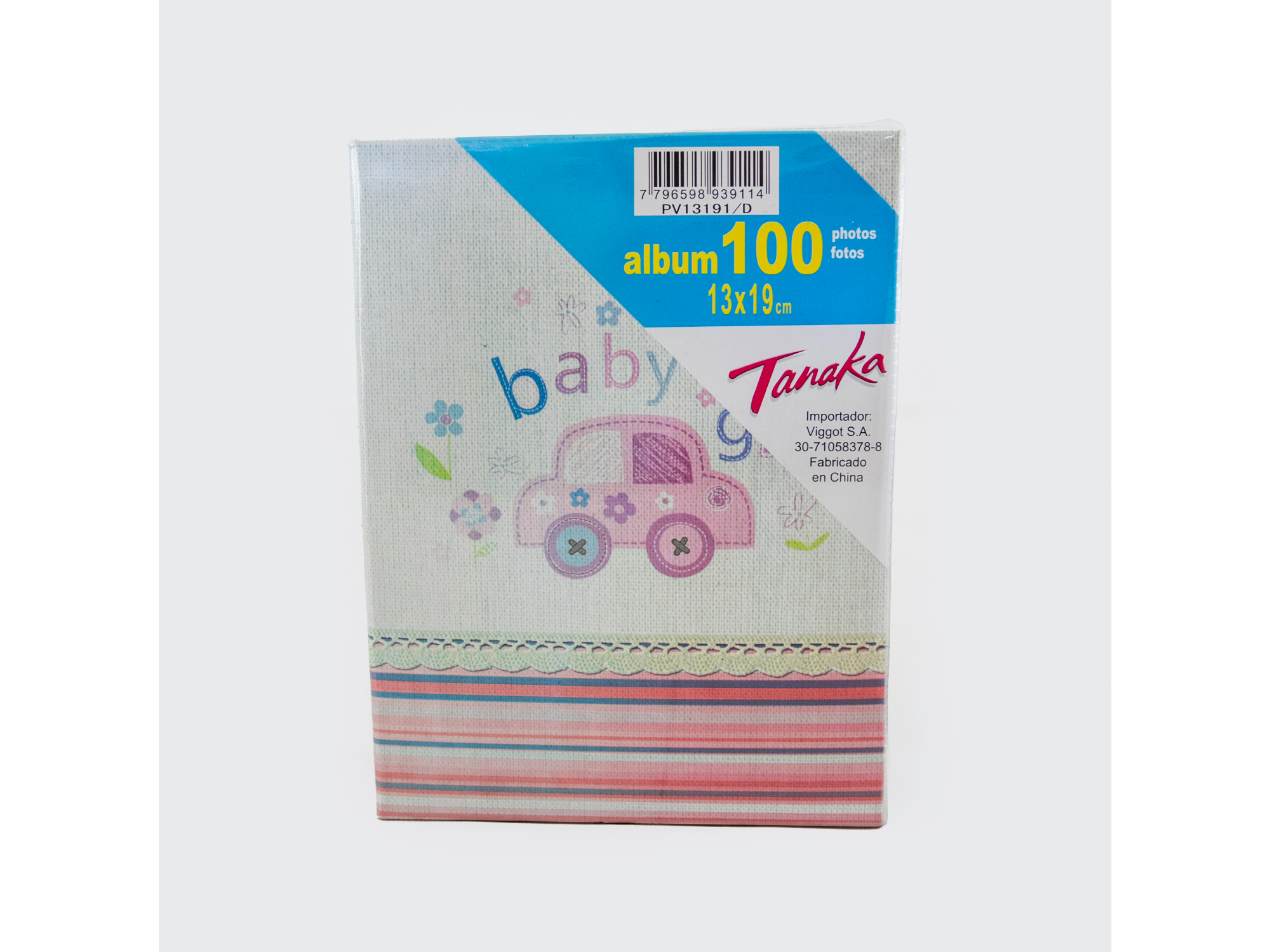ALBUM DE FOTOS INFANTIL CON 6 CARATULAS PARA ESCRIBIR TAMAÑO 13X18 CM X100 HOJAS