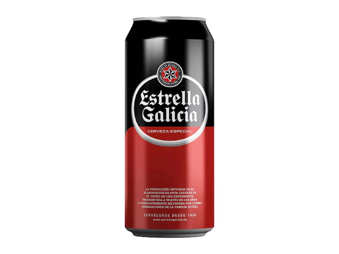 Estrella Galicia.