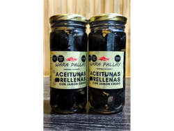 Aceitunas Negras Rellenas con Jamon Crudo