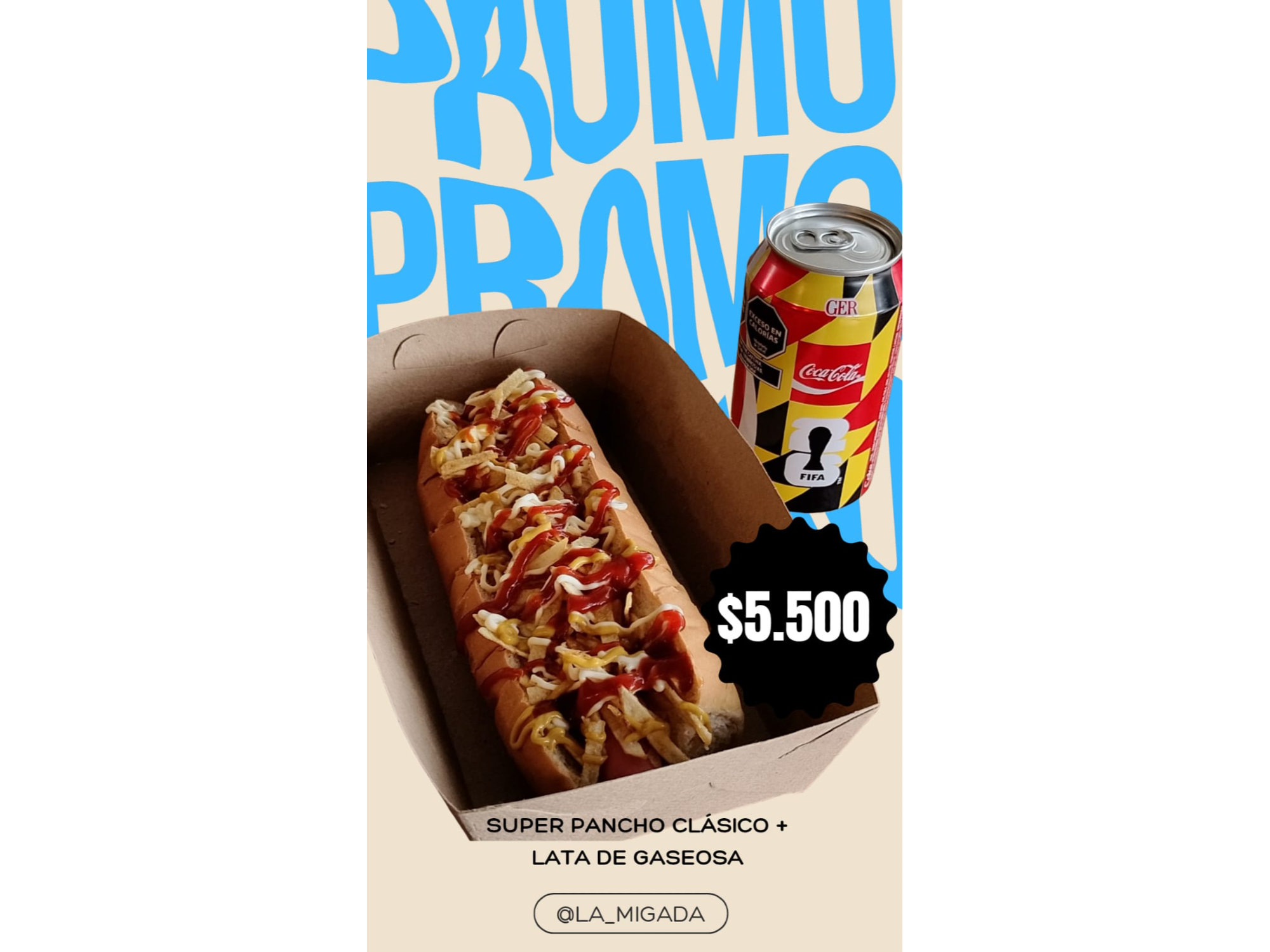 Promo Pancho + Gaeosa