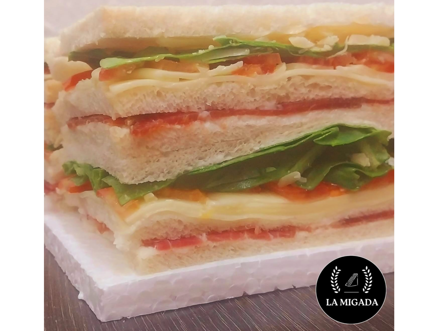 Bondiola, Queso Tomate Rucula y Parmesano