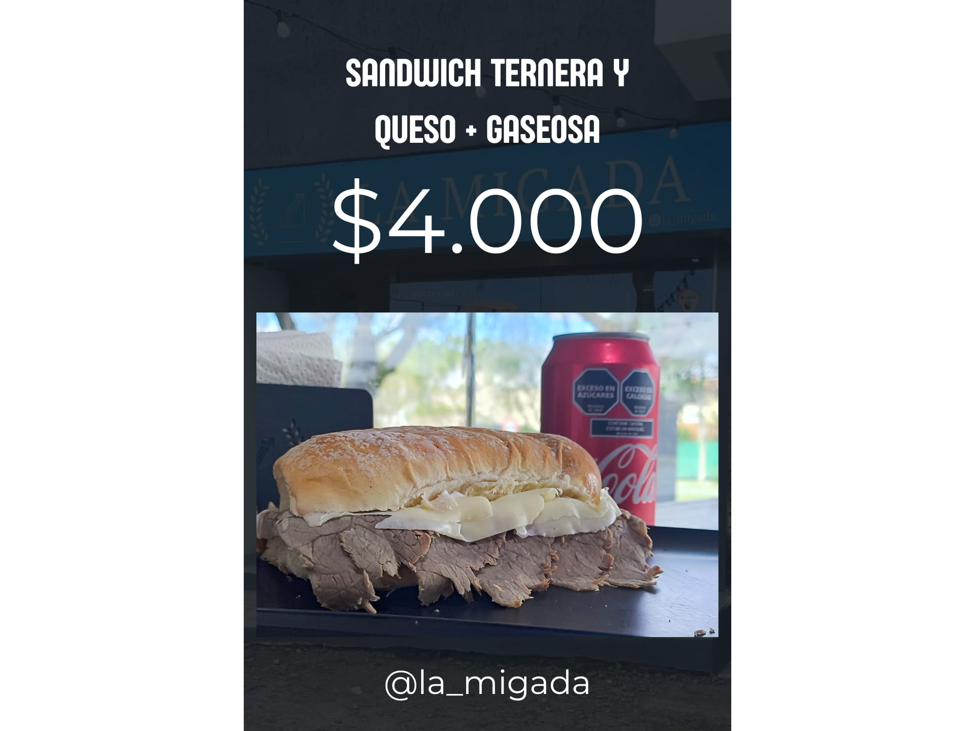 Sandwich Petit + Gaseosa