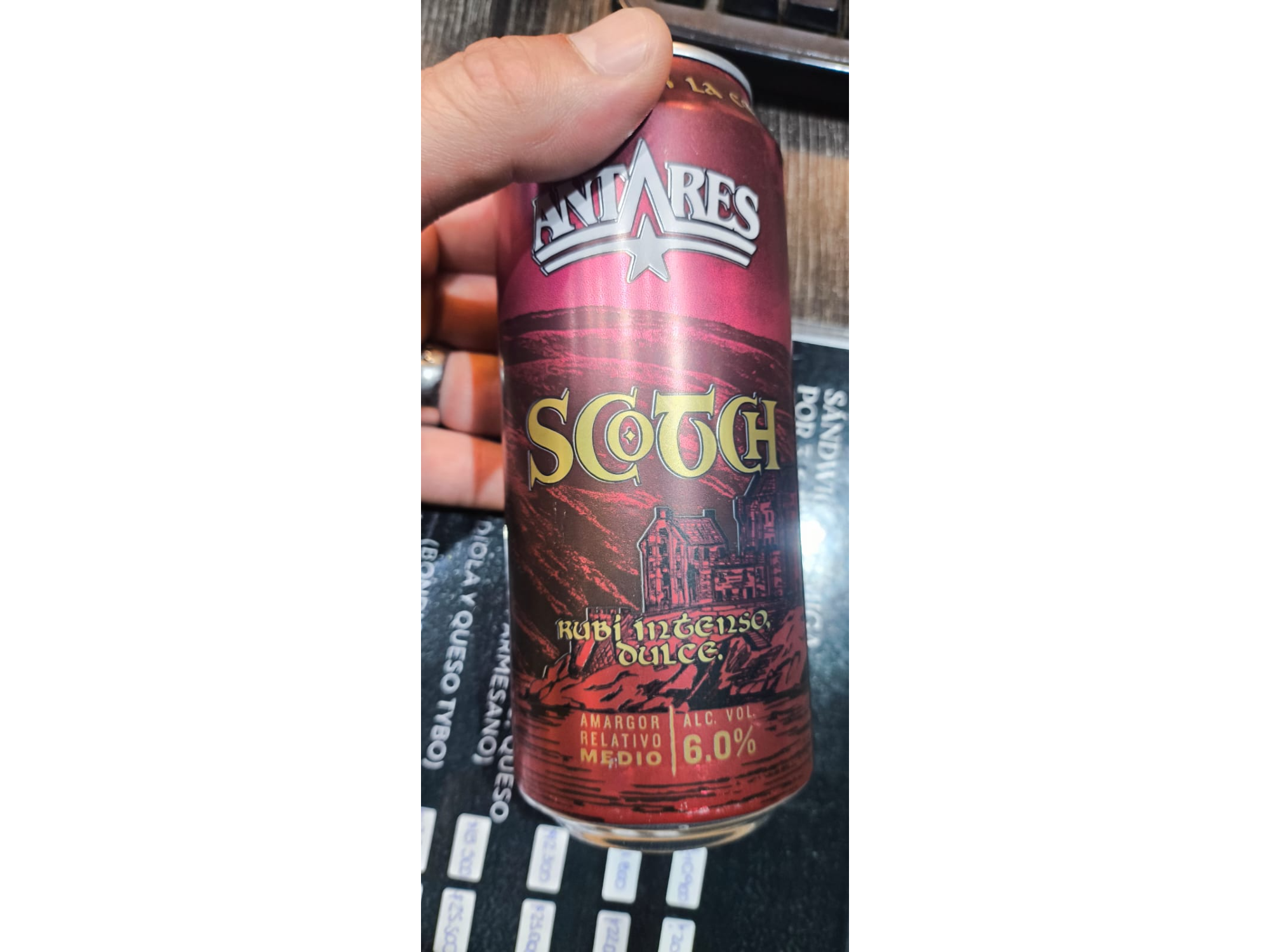 Cerveza Artesanal Scoth Antares Lata