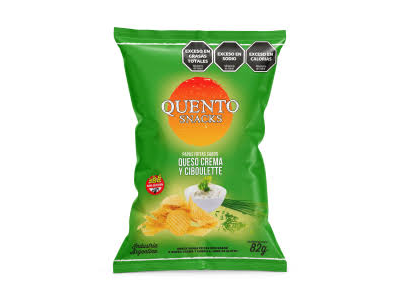 Papas Queso crema y Ciboulette
