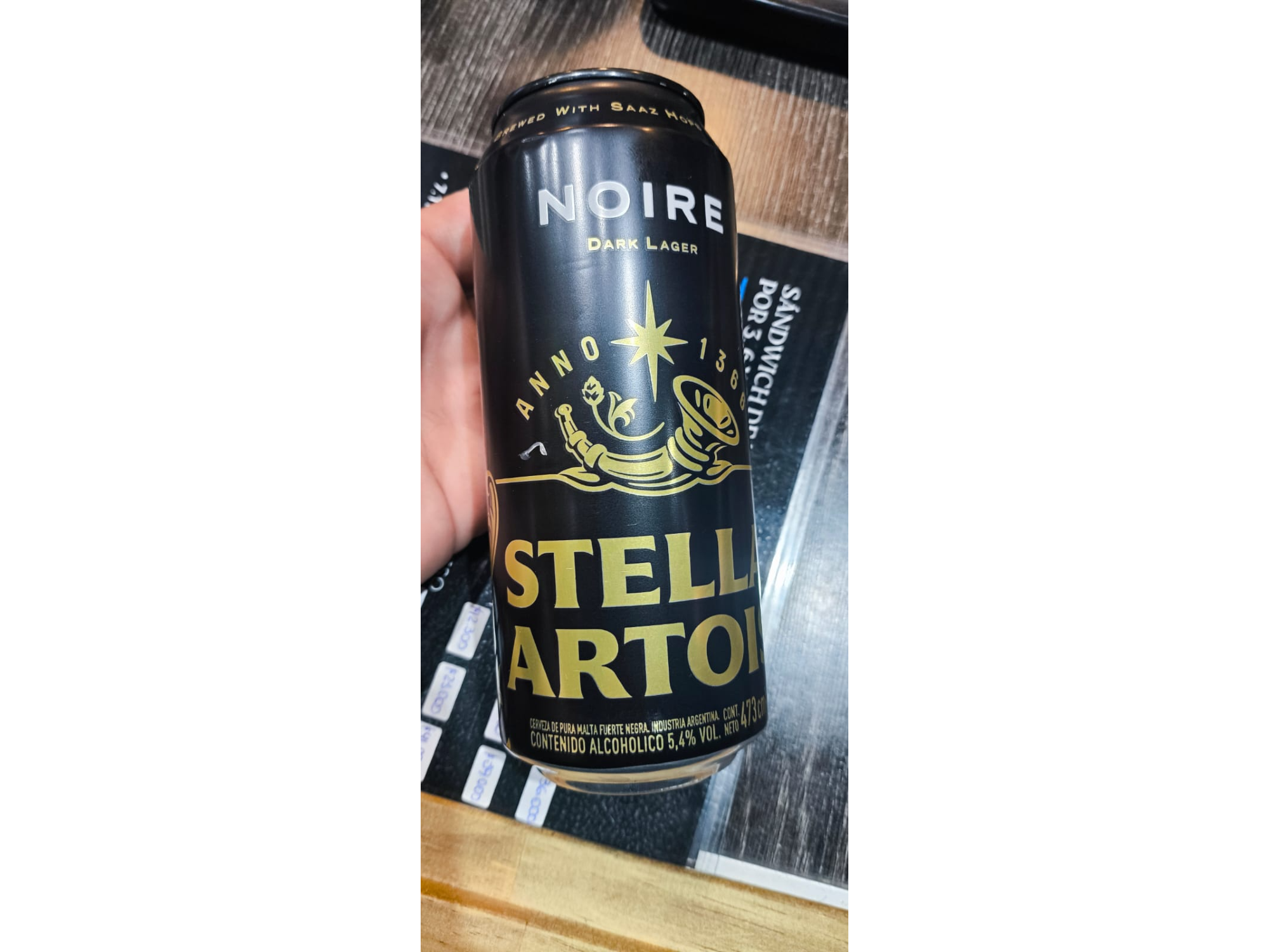 Cerveza Negra Stella Artois Lata