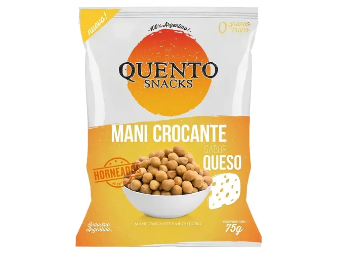 Maní  Quento  Crocante sabor Queso