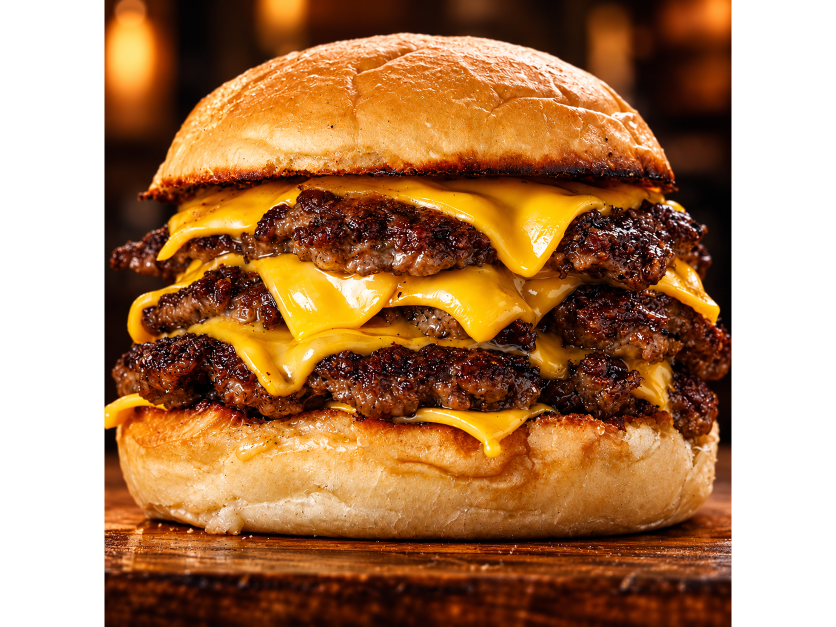 Triple Cheeseburger