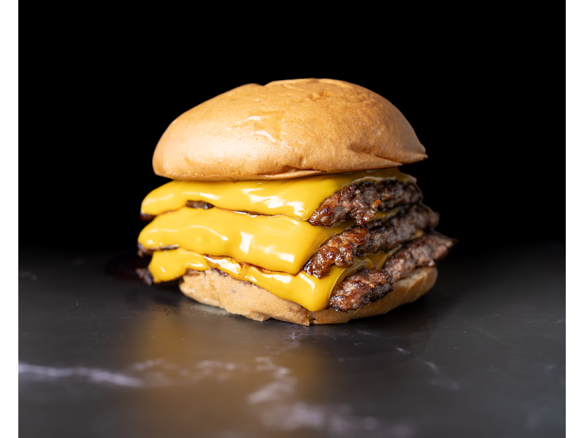 Cheeseburger triple