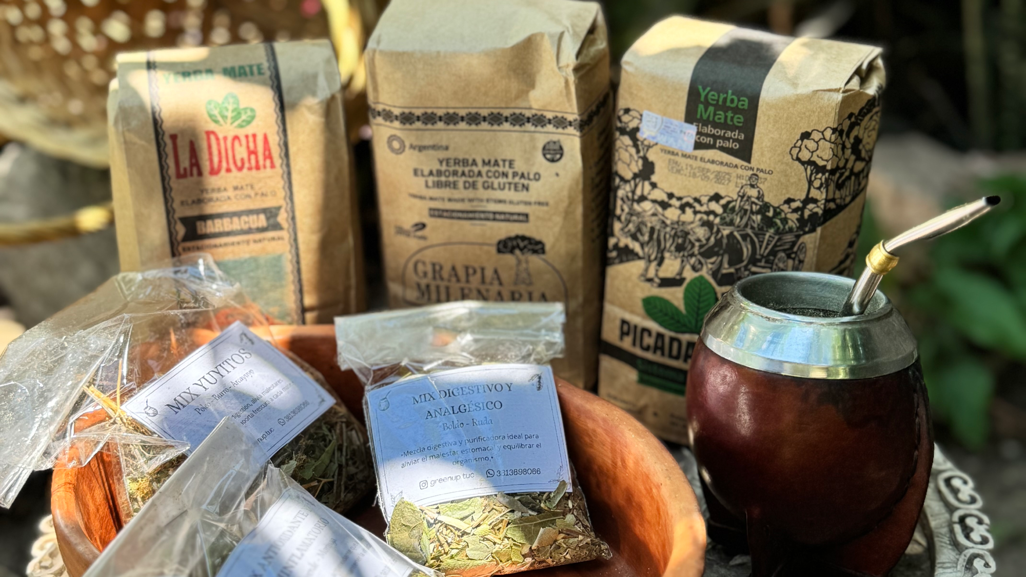 Hierbas - yerba mate