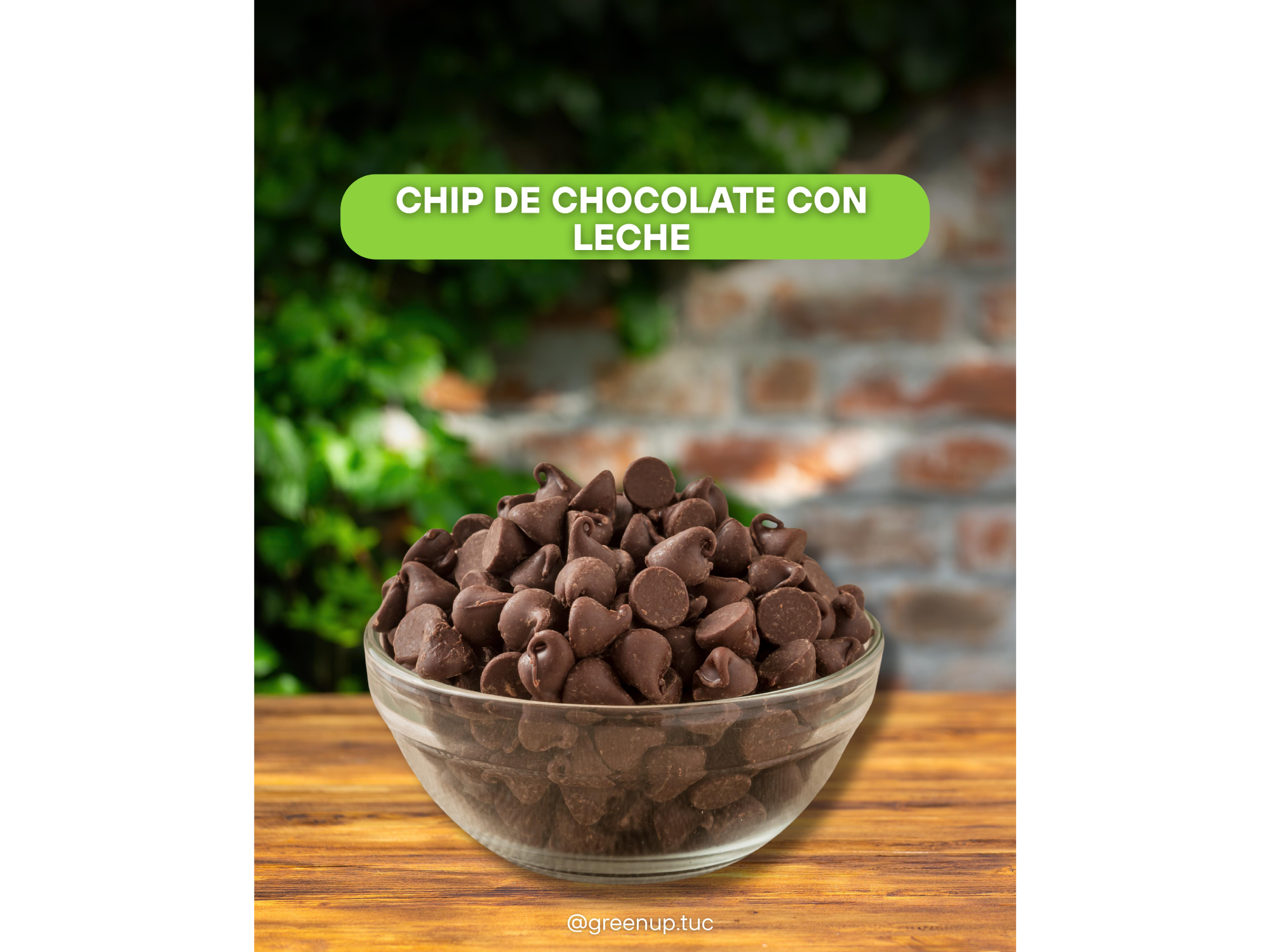 chip de chocolate con leche 100g