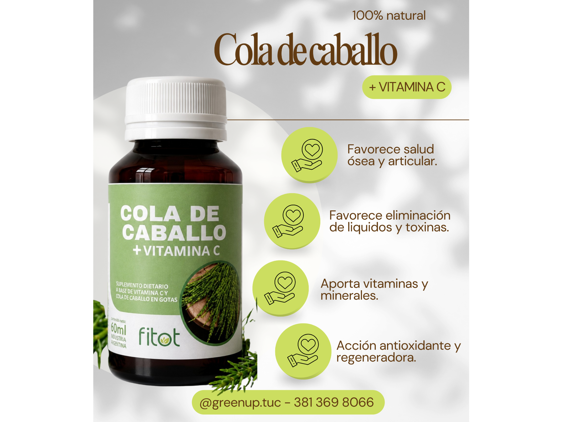 Cola de caballo 60ml - Fitot