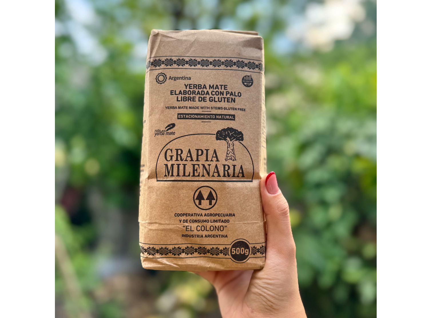Yerba "grapia milenaria" 500g