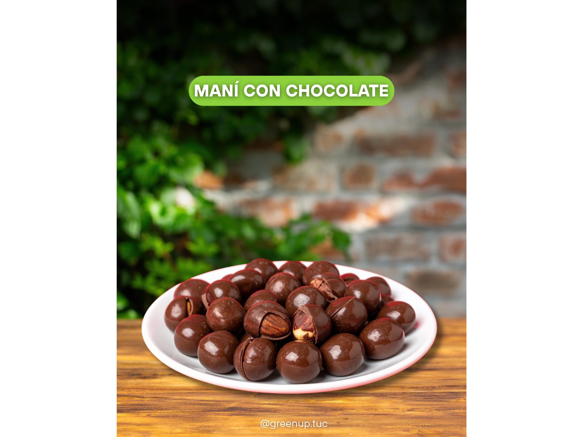 mani con chocolate 100g de Green Up tienda saludable
