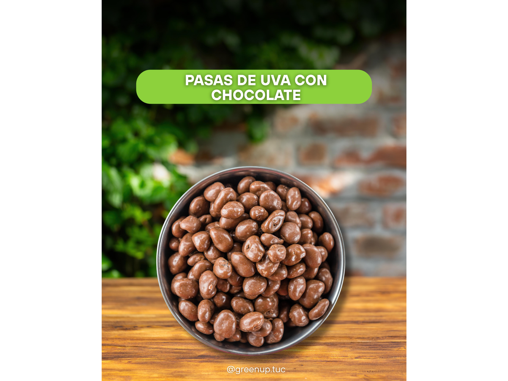 pasas de uvas con chocolate 100g