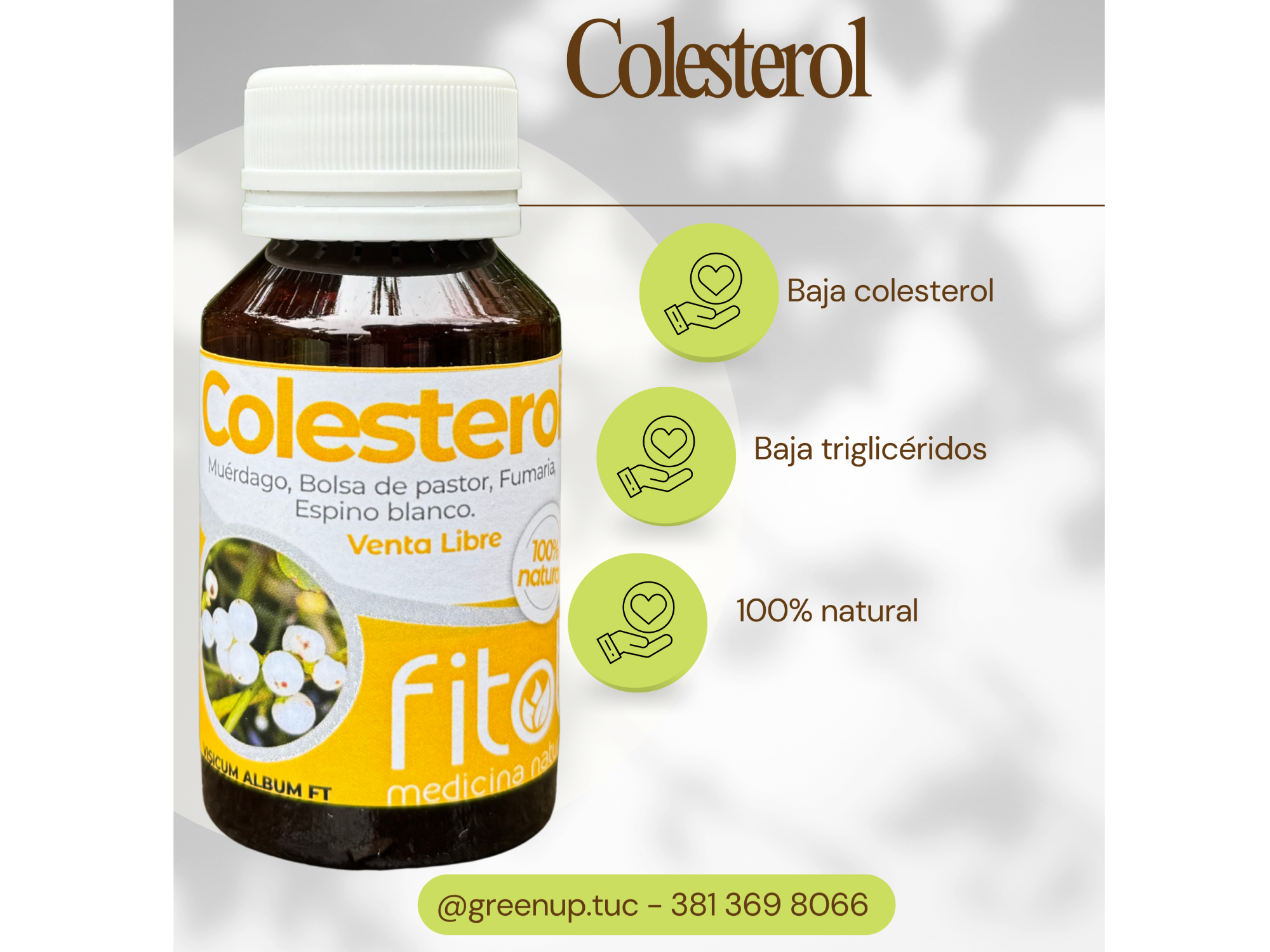 Colesterol 60ml - Fitot