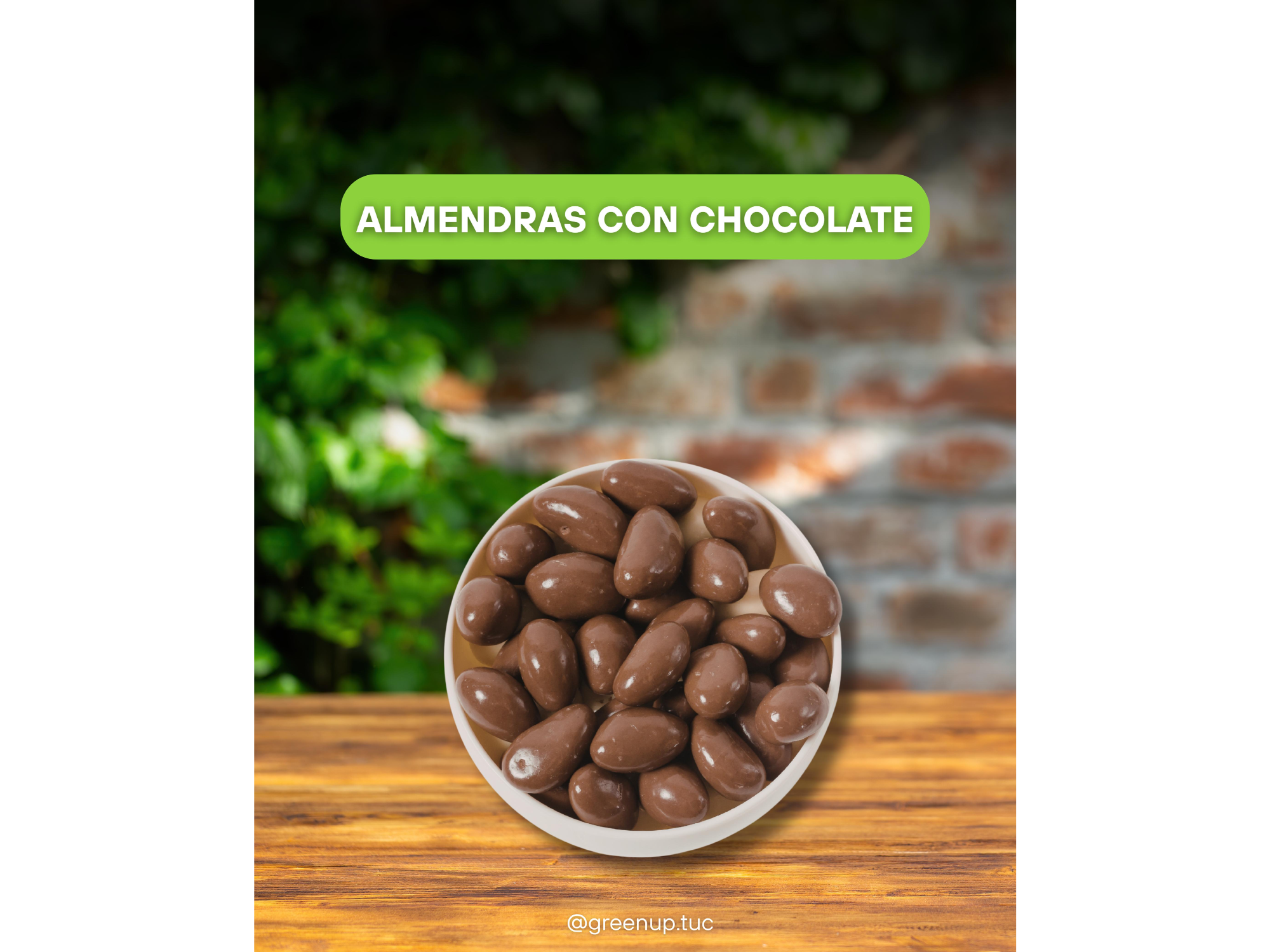 almendras con chocolate 100g