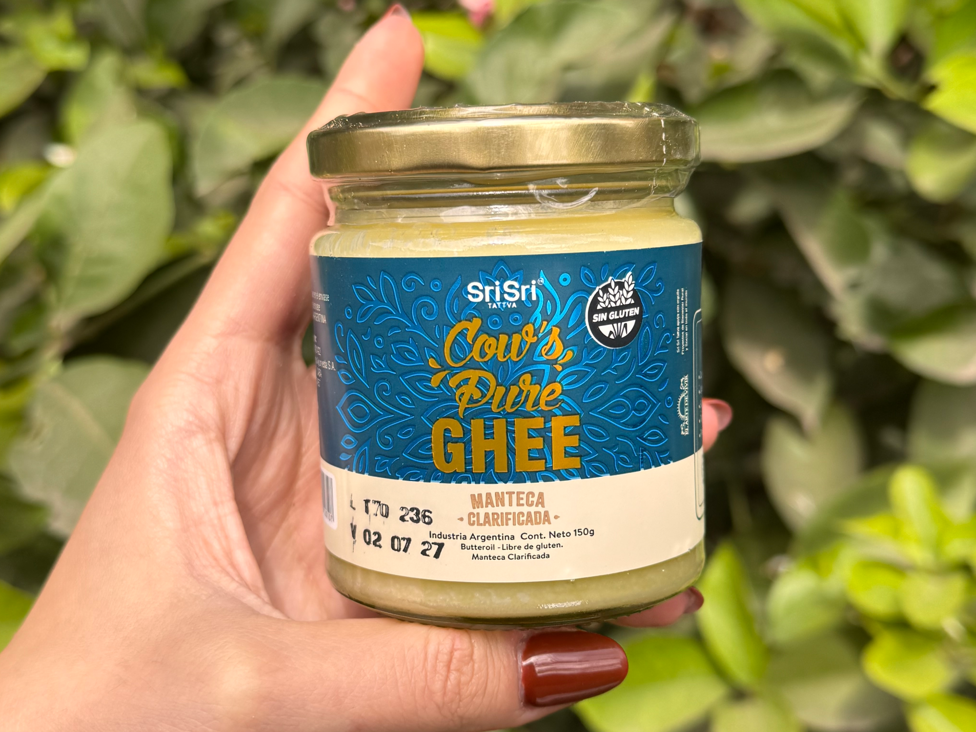 Ghee Manteca Clarificada 150g - Sri Sri