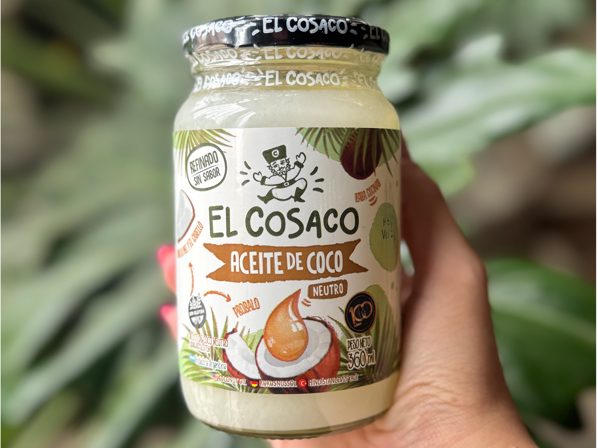 Aceite de coco neutro 360ml