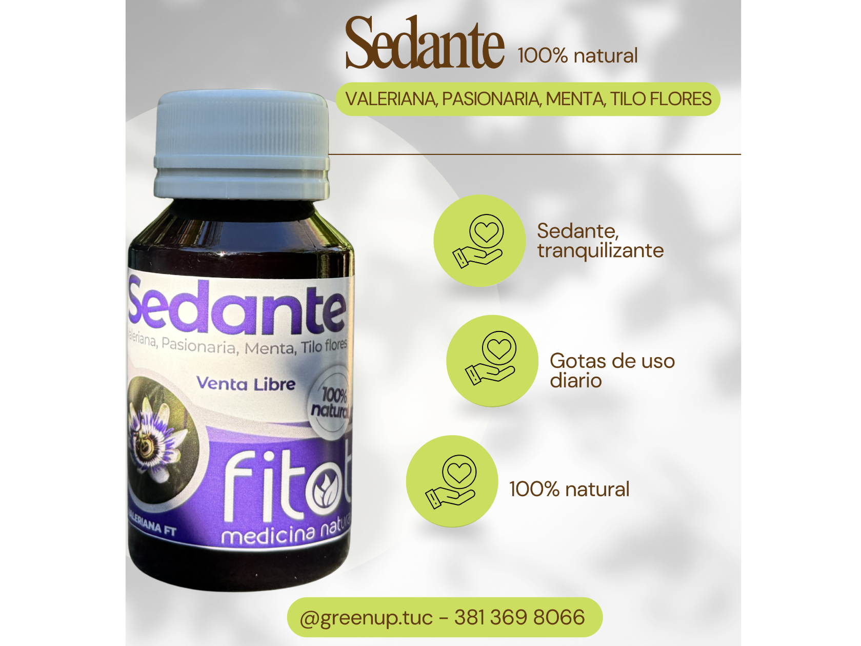 Sedante 60ml - Fitot