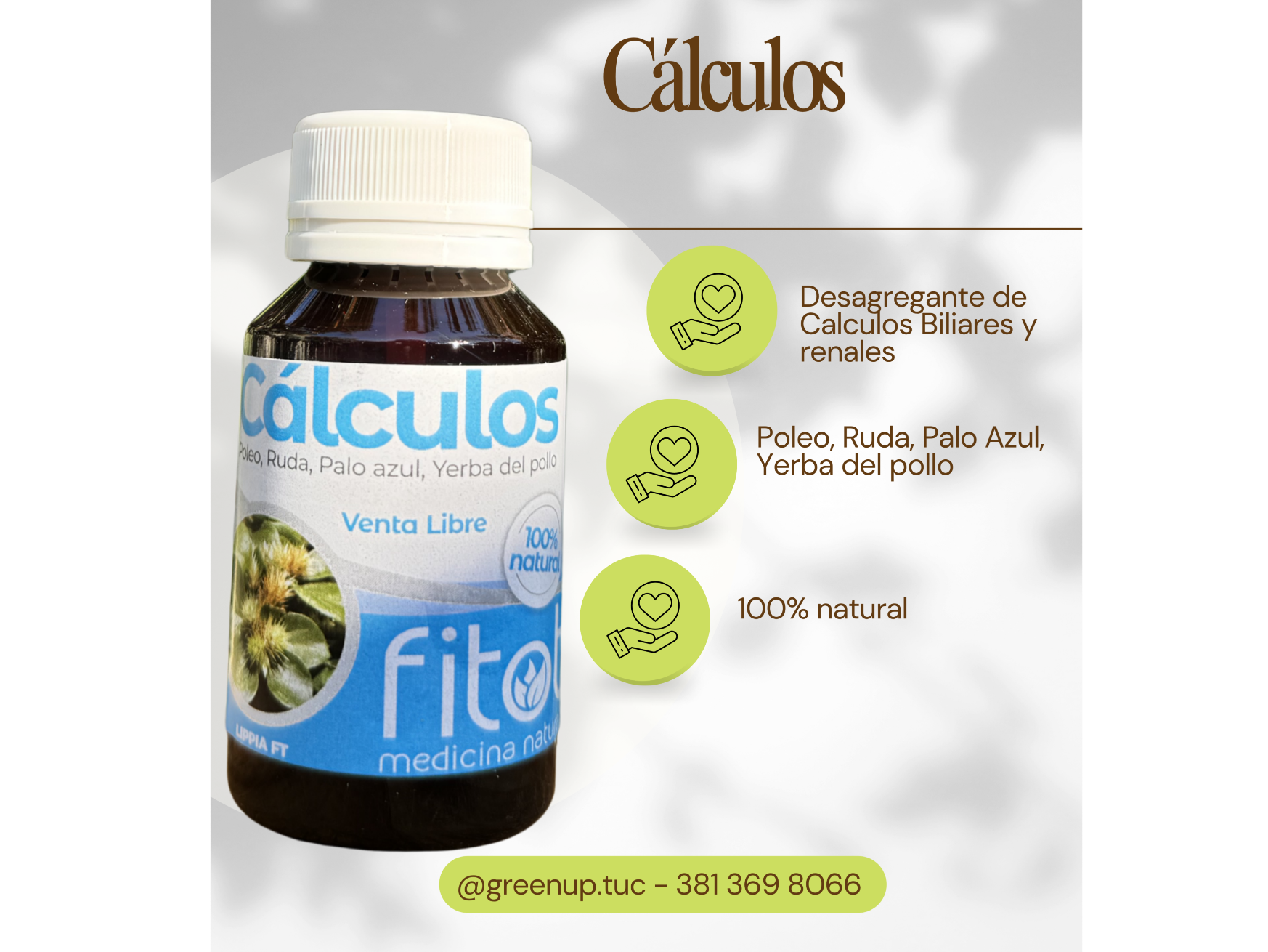 Calculos 60ml - Fitot