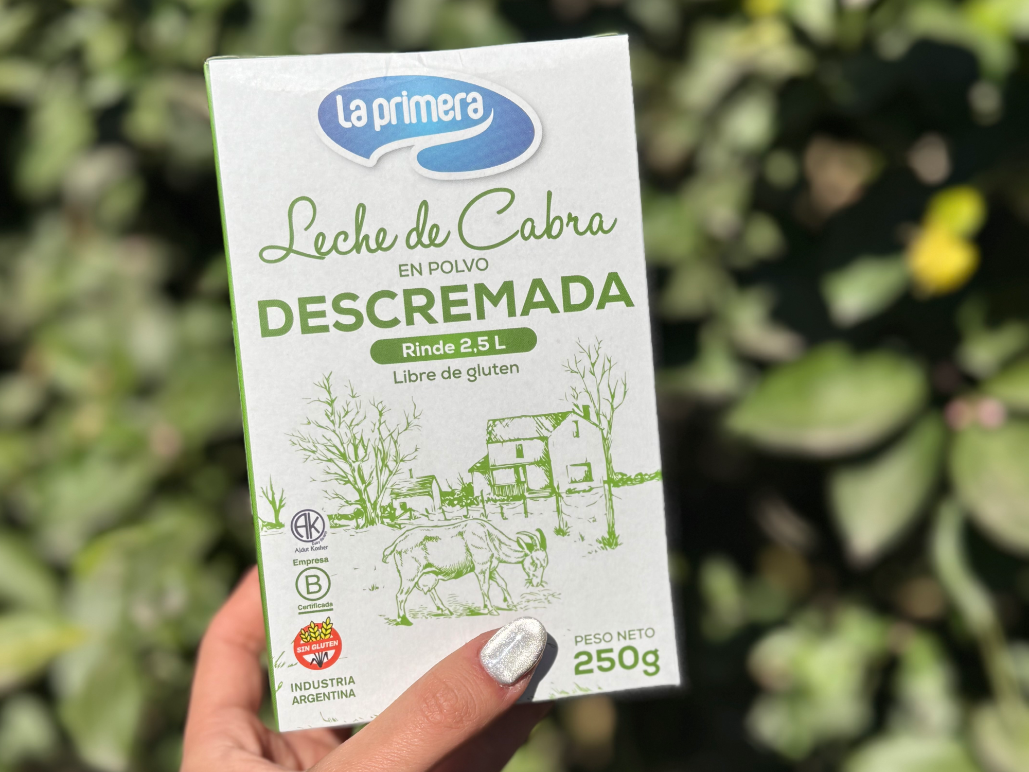 Leche de cabra en polvo descremada 250g - La primera