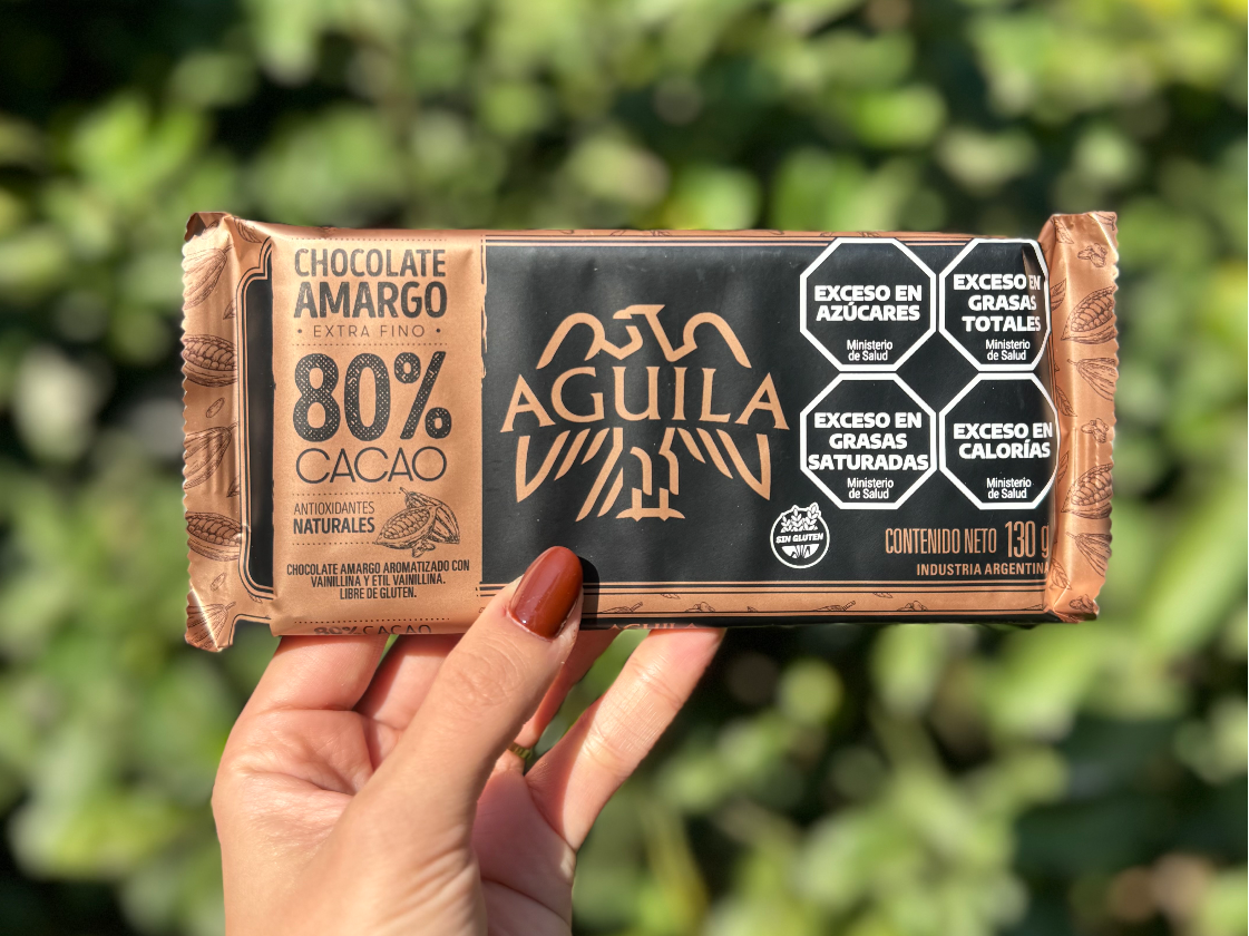 Tableta Aguila (80% cacao) chocolate amargo