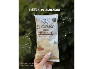 harina de almendras ¨el cosaco¨ 200g de Green Up tienda saludable