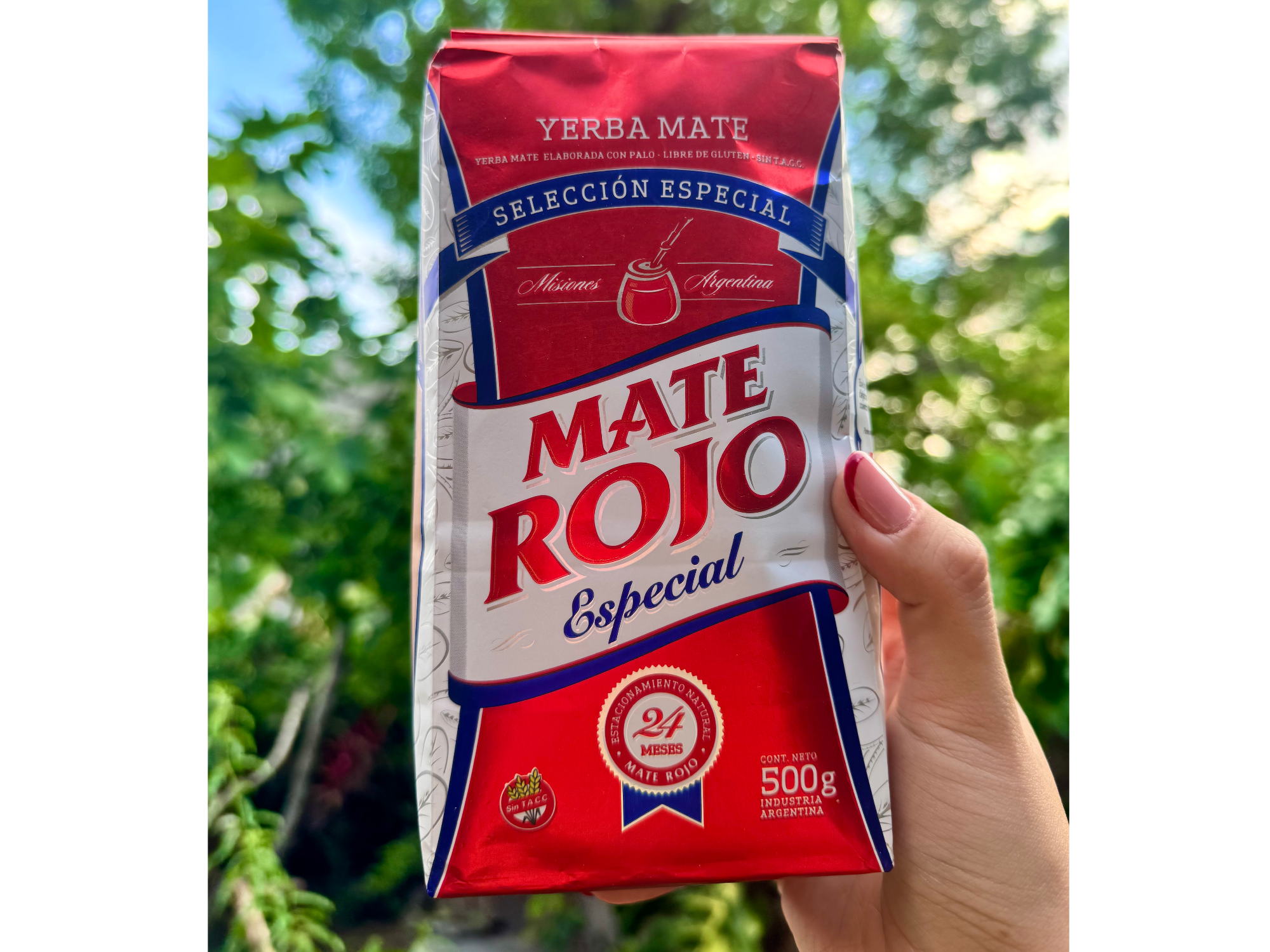 Yerba "mate rojo" especial 500g