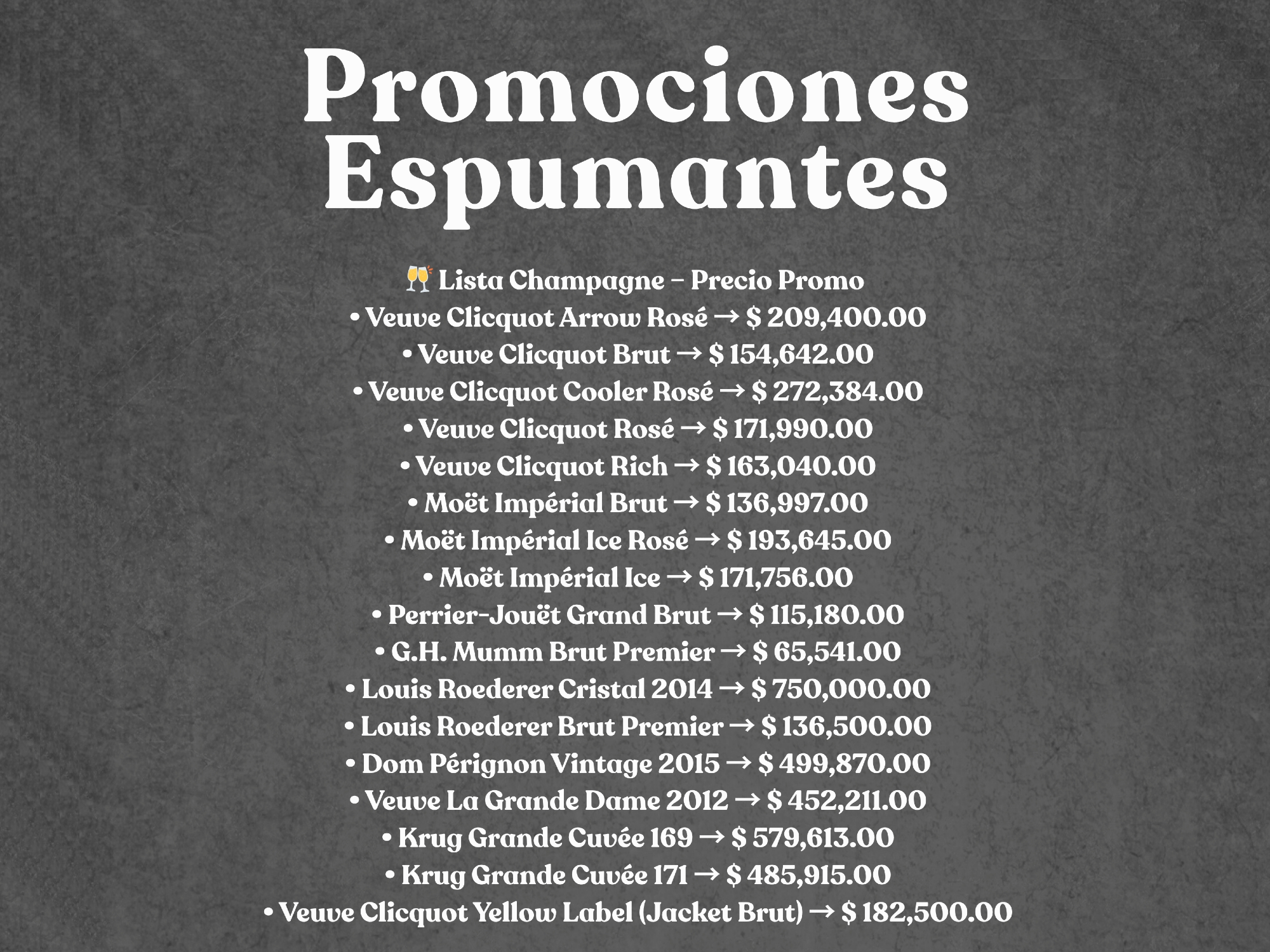 Promociones Espumantes Navidad