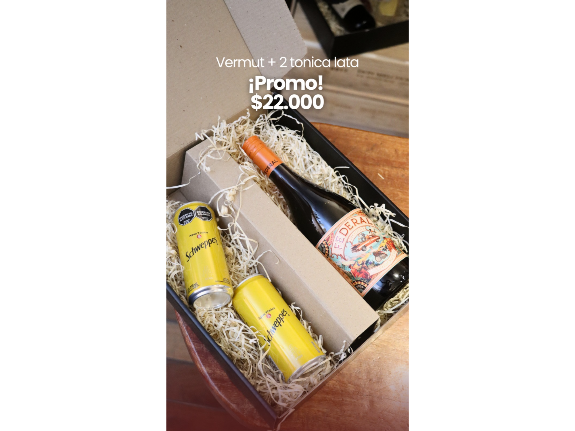 Vermut + 2 Tonicas Lara