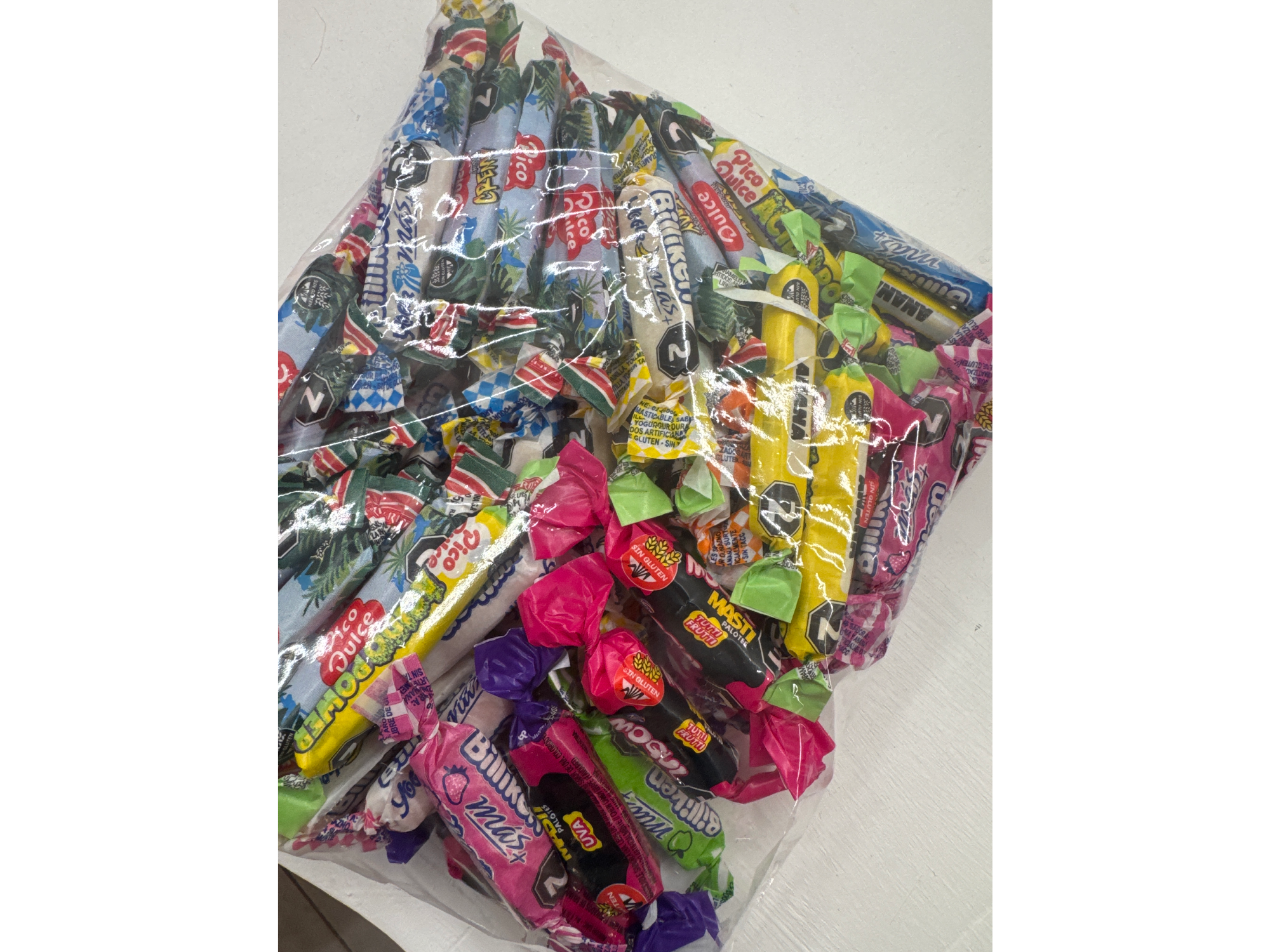 Bolsa para piñata solo caramelos
