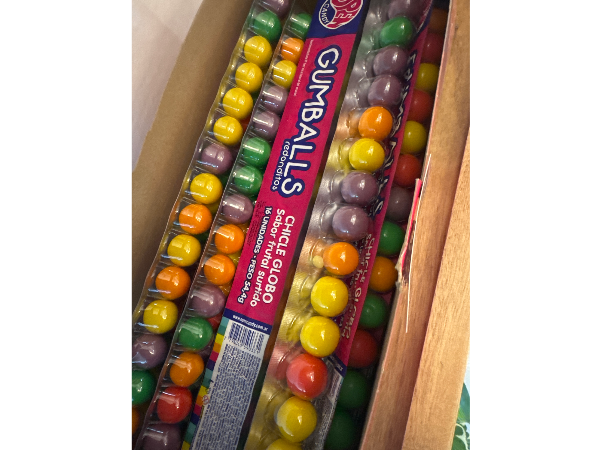 Chicle por tira