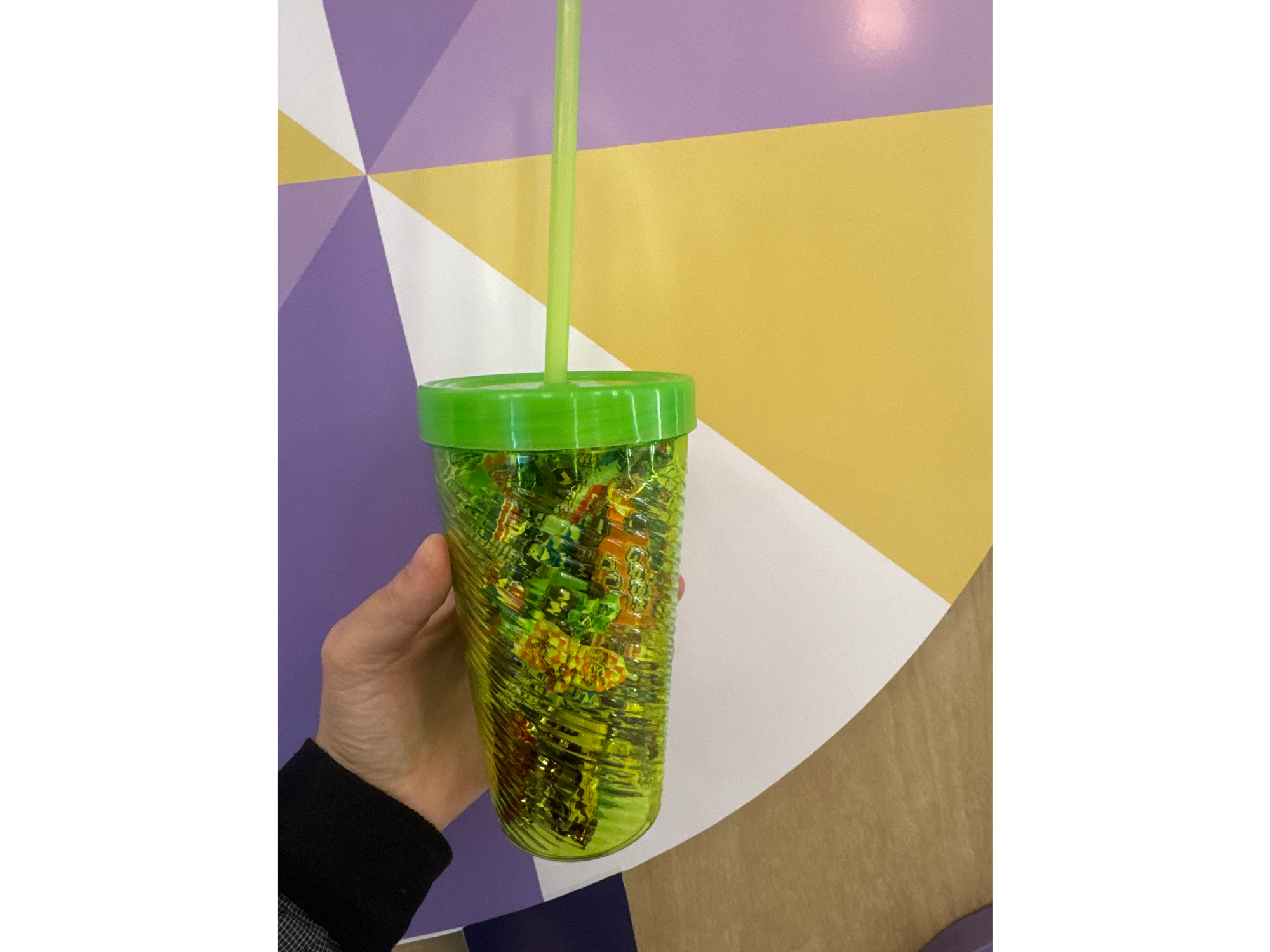 Vasos con caramelos x unidad