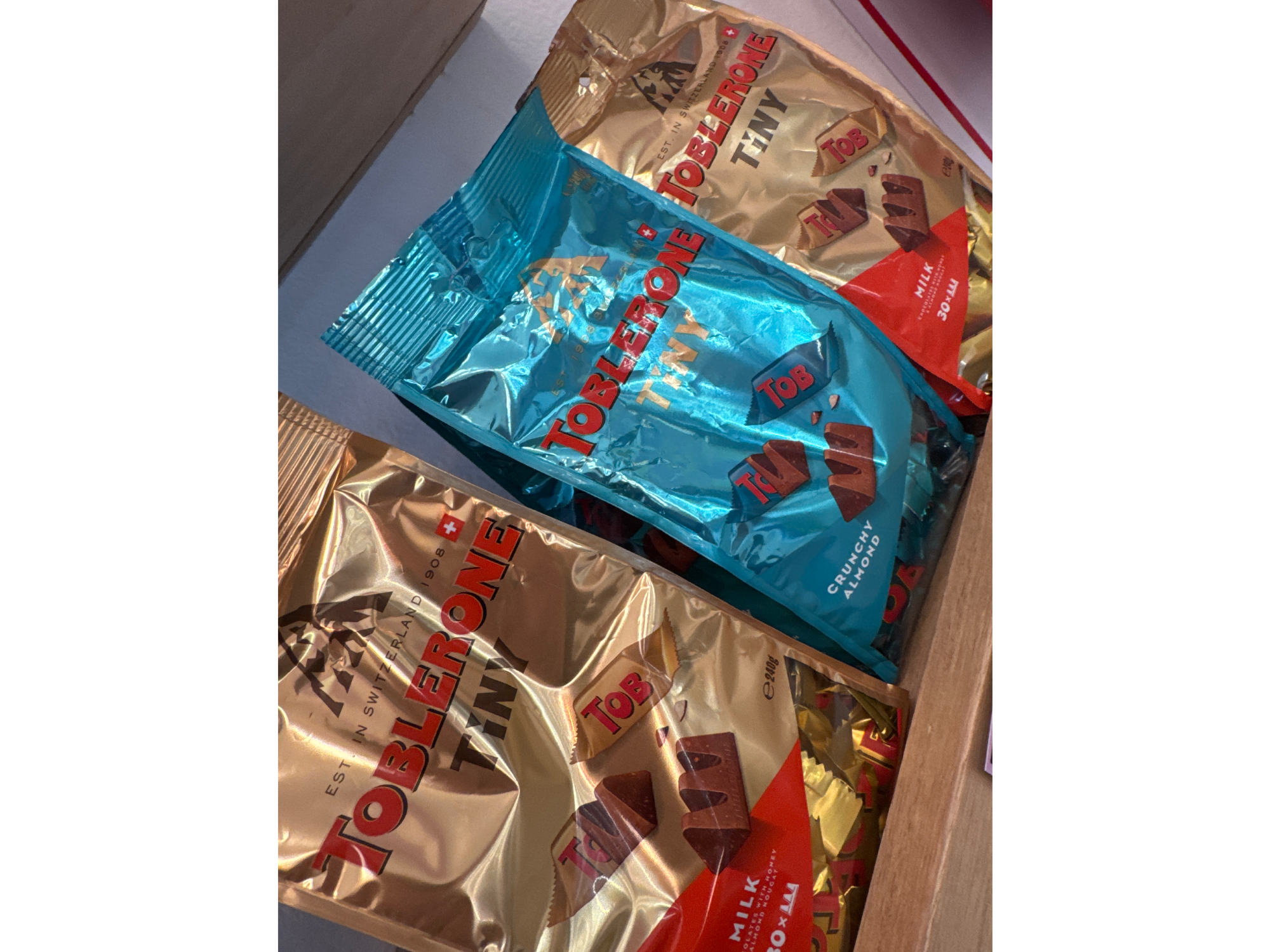 Toblerone bolsa x 30 unidades