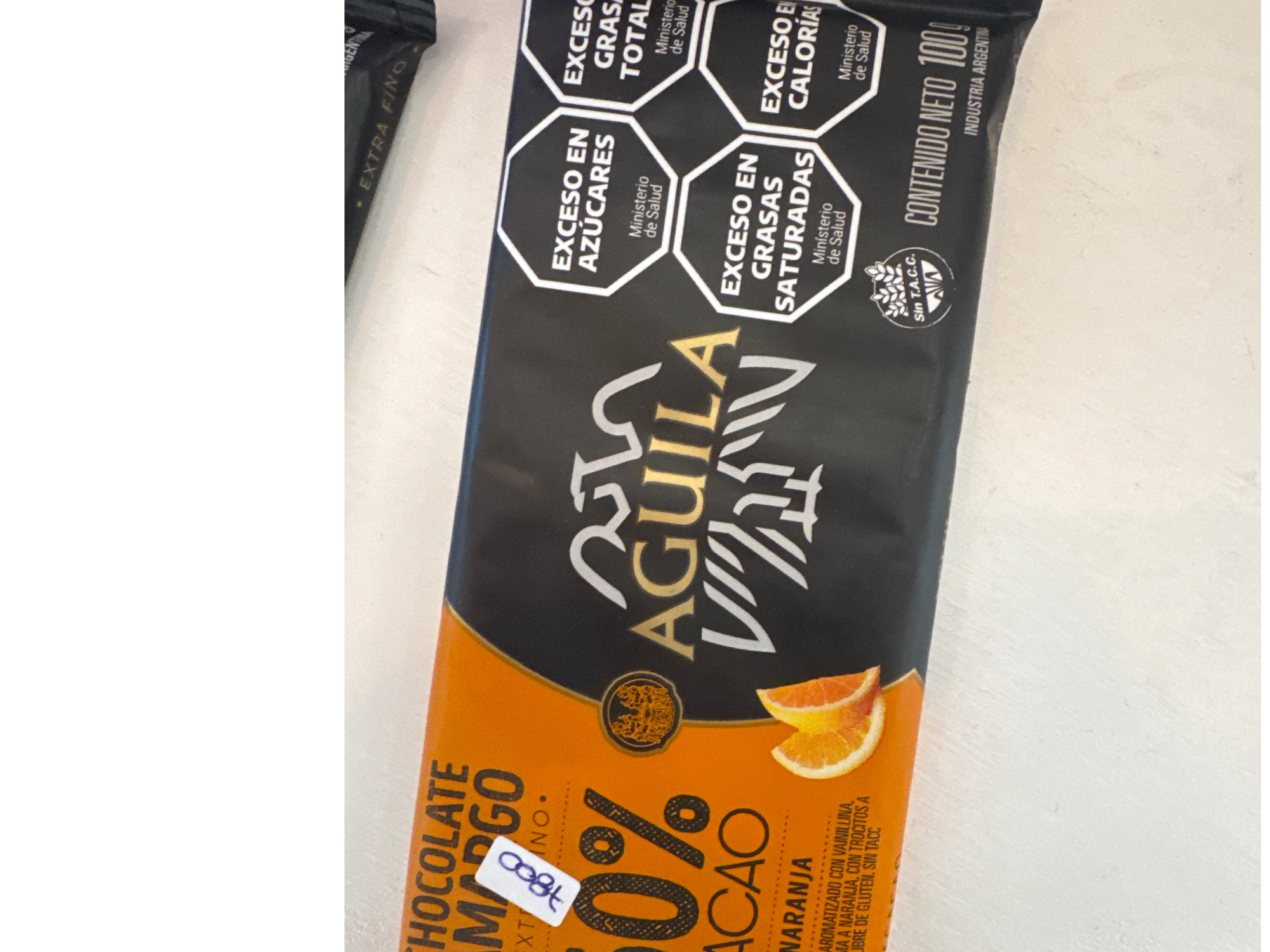 Chocolate Águila 60% naranja