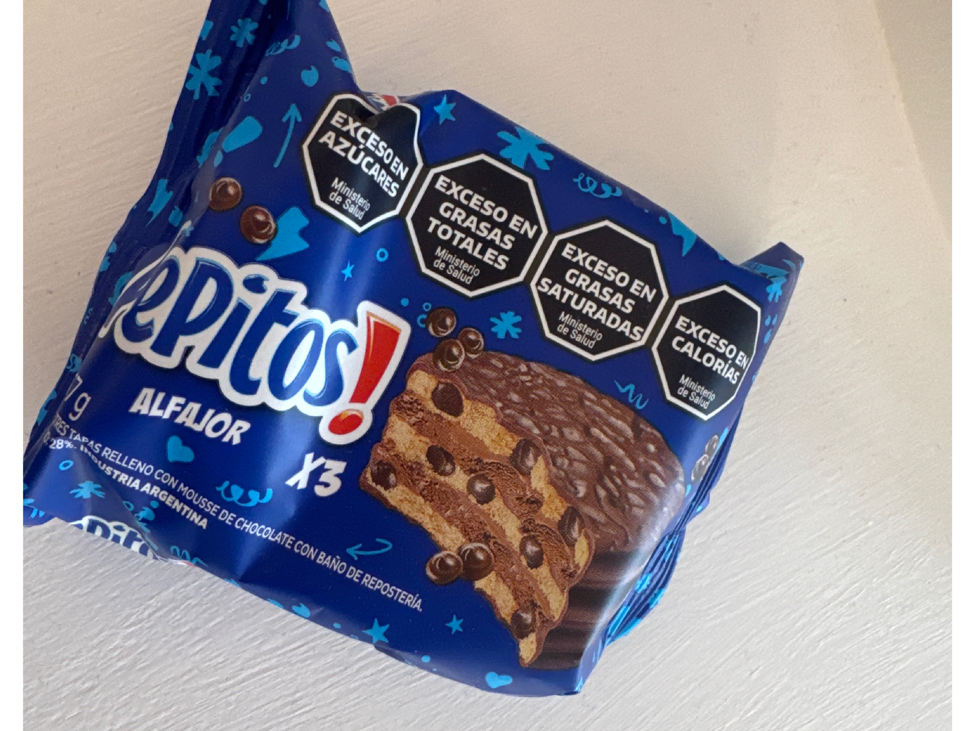 Alfajor pepitos triple