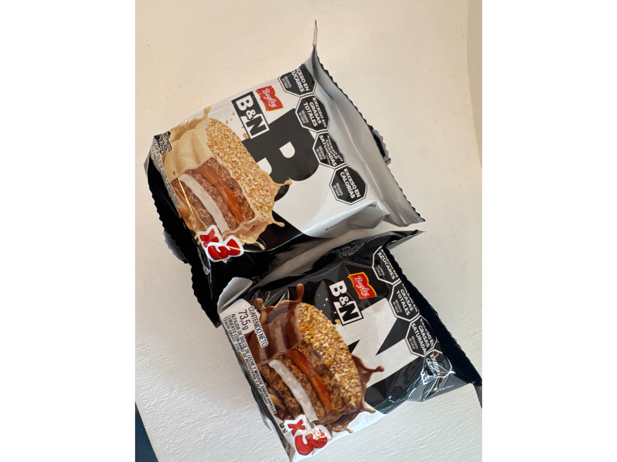Alfajor blanco / negro